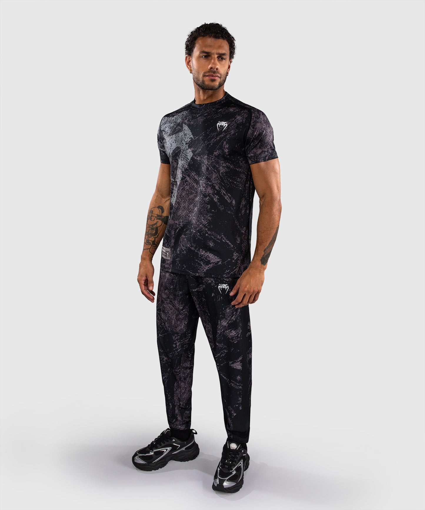 T-shirt Dry Tech Venum Rage & Workout - Noir/Gris