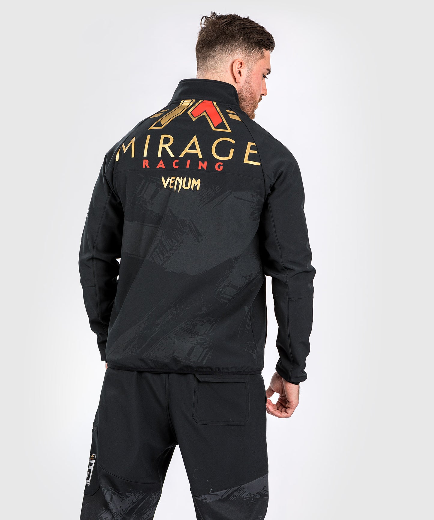  Venum x Mirage Softshell Jacket - Black/Gold