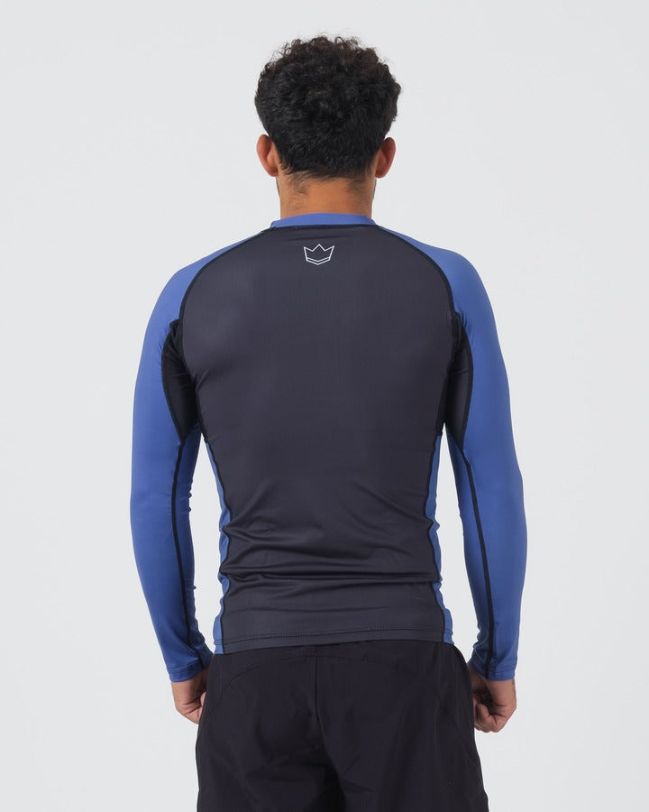 Kingz Ranked Performance V2 Langarm-Rashguard - Blau