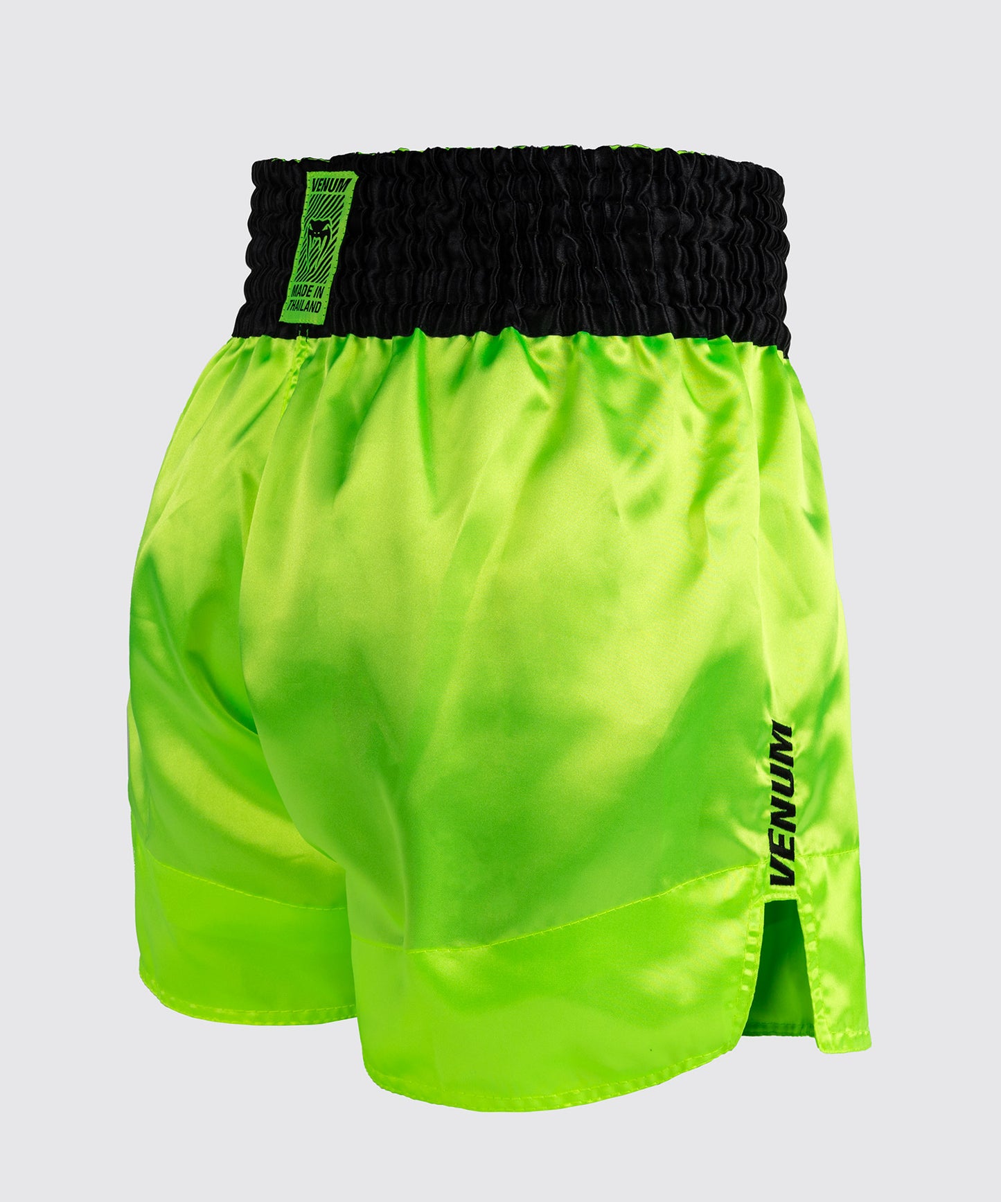 Venum Classic Evo Pantalones Cortos Muay Thai - Amarillo Neón/Negro