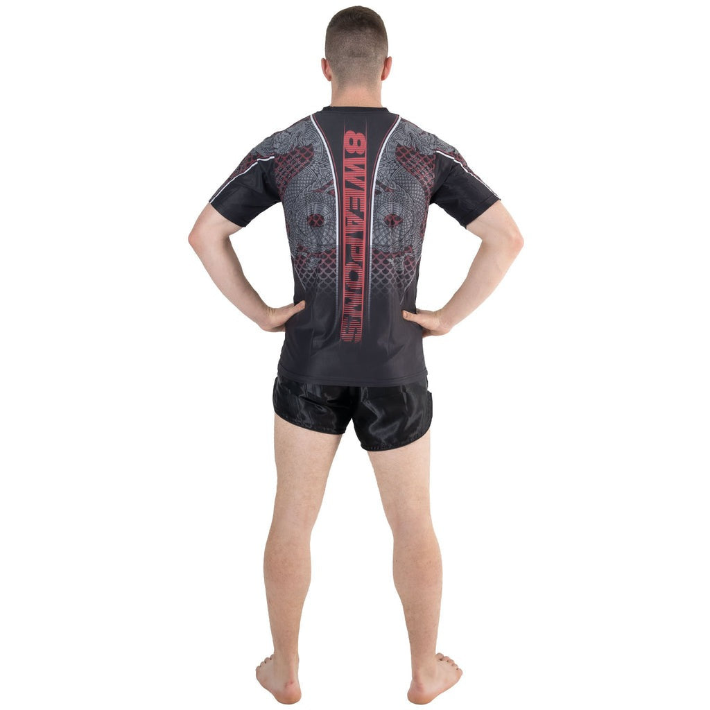 T-Shirt 8 Weapons Functional Naga Yant - Noir/Rouge