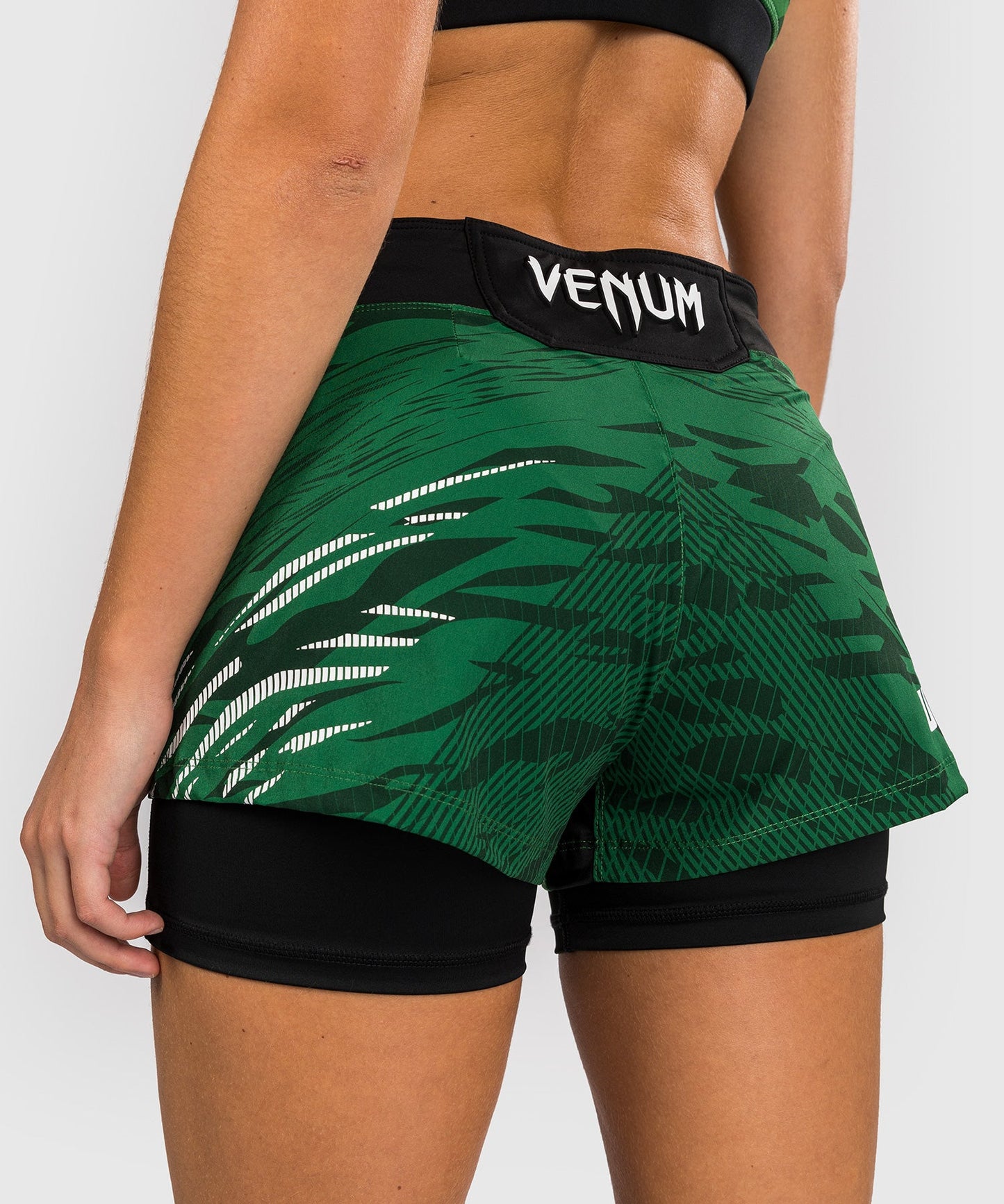 Women's UFC Fusion by Venum Authentic Fight Night Shorts - Green
