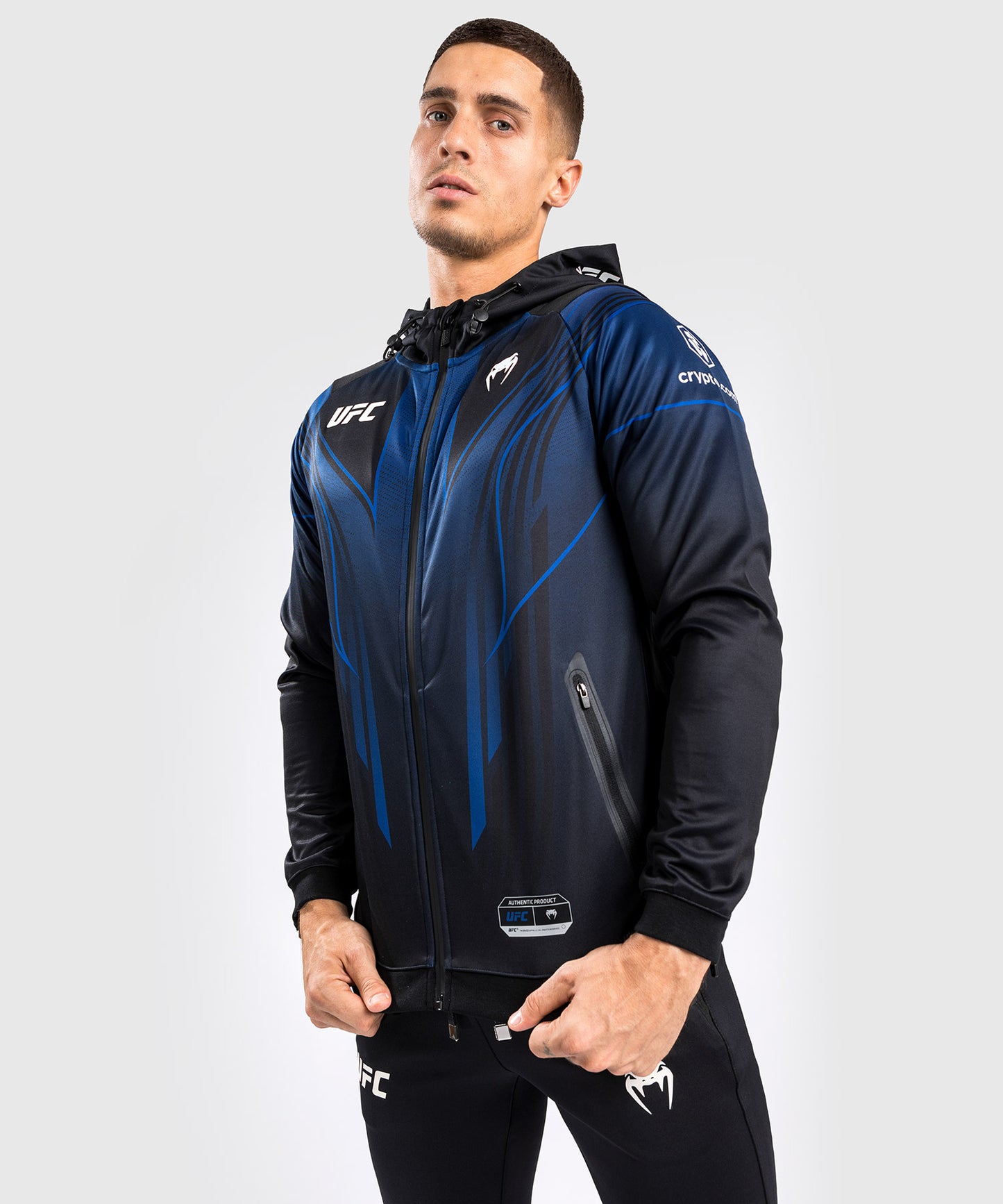 Sweatshirt à Capuche Homme UFC Venum Authentic Fight Night 2.0 - Midnight Edition