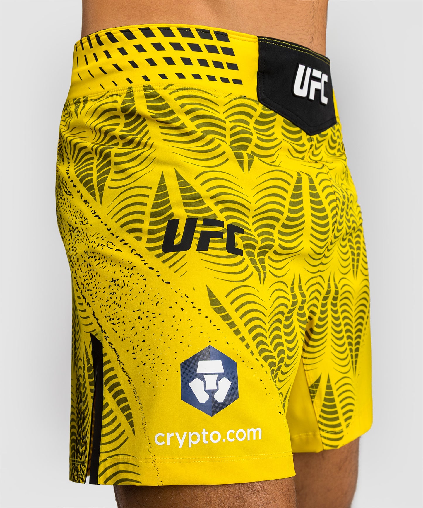 Short de combat coupe courte Homme UFC Zenith by Venum Authentic Fight Night - Jaune