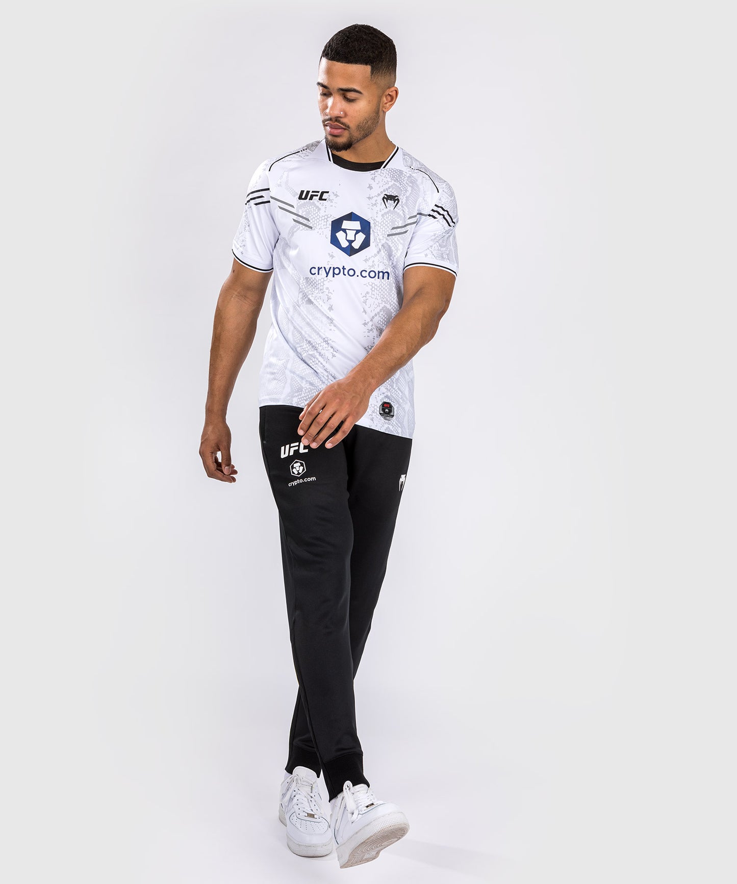 T-shirt Technique pour Hommes UFC Adrenaline by Venum Authentic Fight Night - Blanc