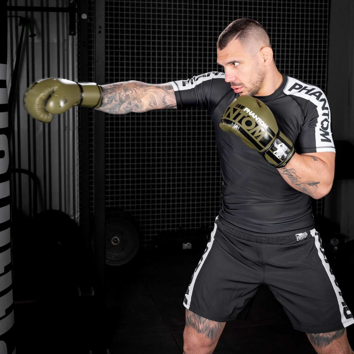 Gants De Boxe Phantom Athletics Apex - Kaki