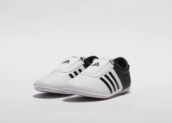 Chaussures de Taekwondo Adikick Adidas - Blanc/Noir