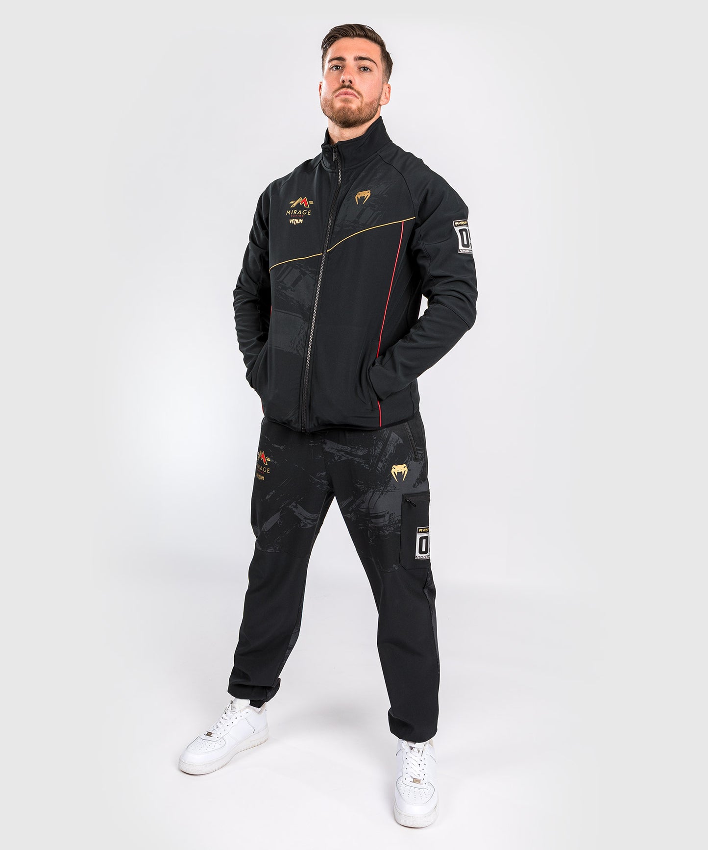  Venum x Mirage Softshell Jacket - Black/Gold