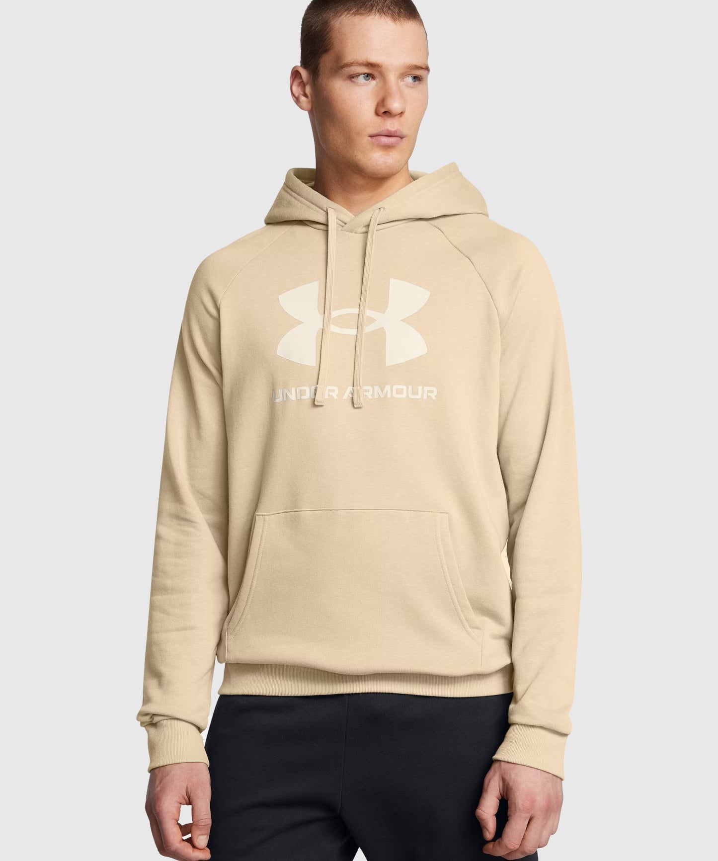 Under Armour Ua Rival Fleece Hoodie - Beige