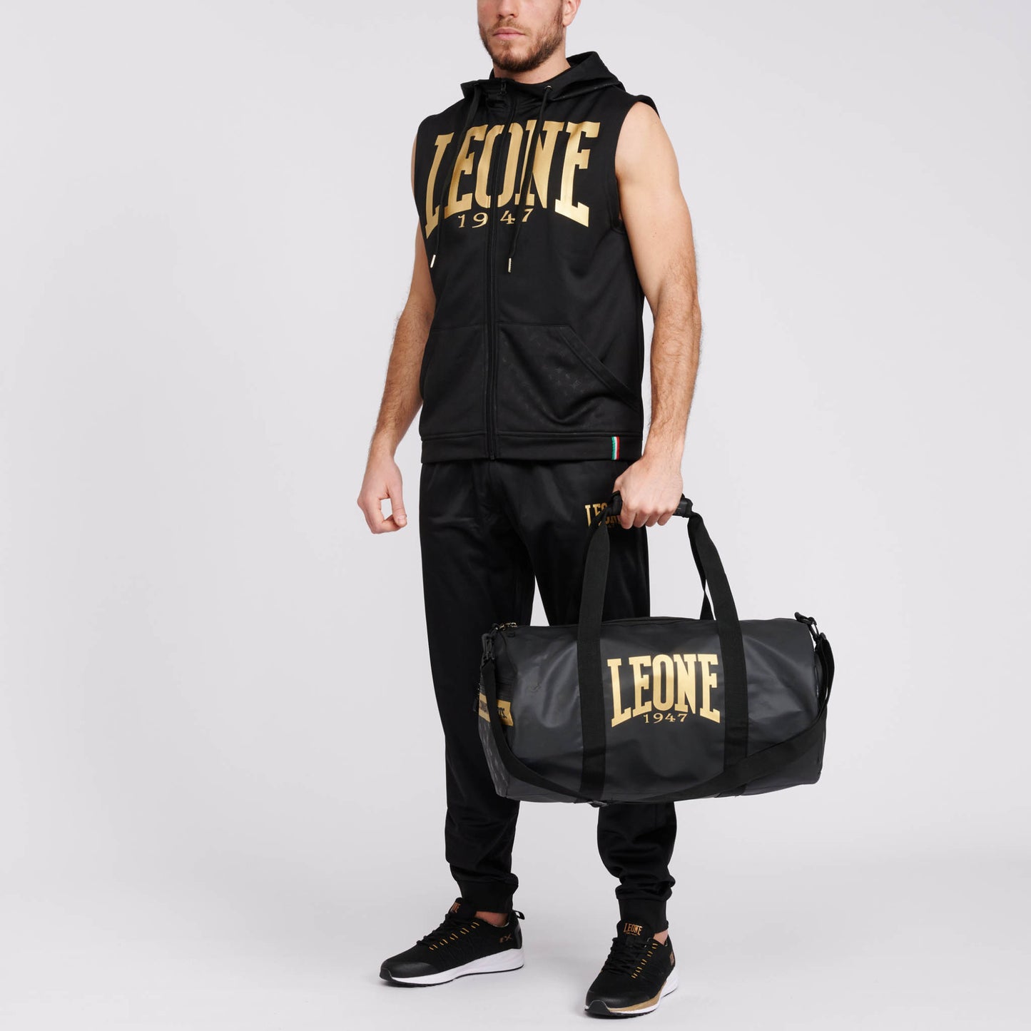 Sac De Sport Leone Duffle Dna - Noir/Or