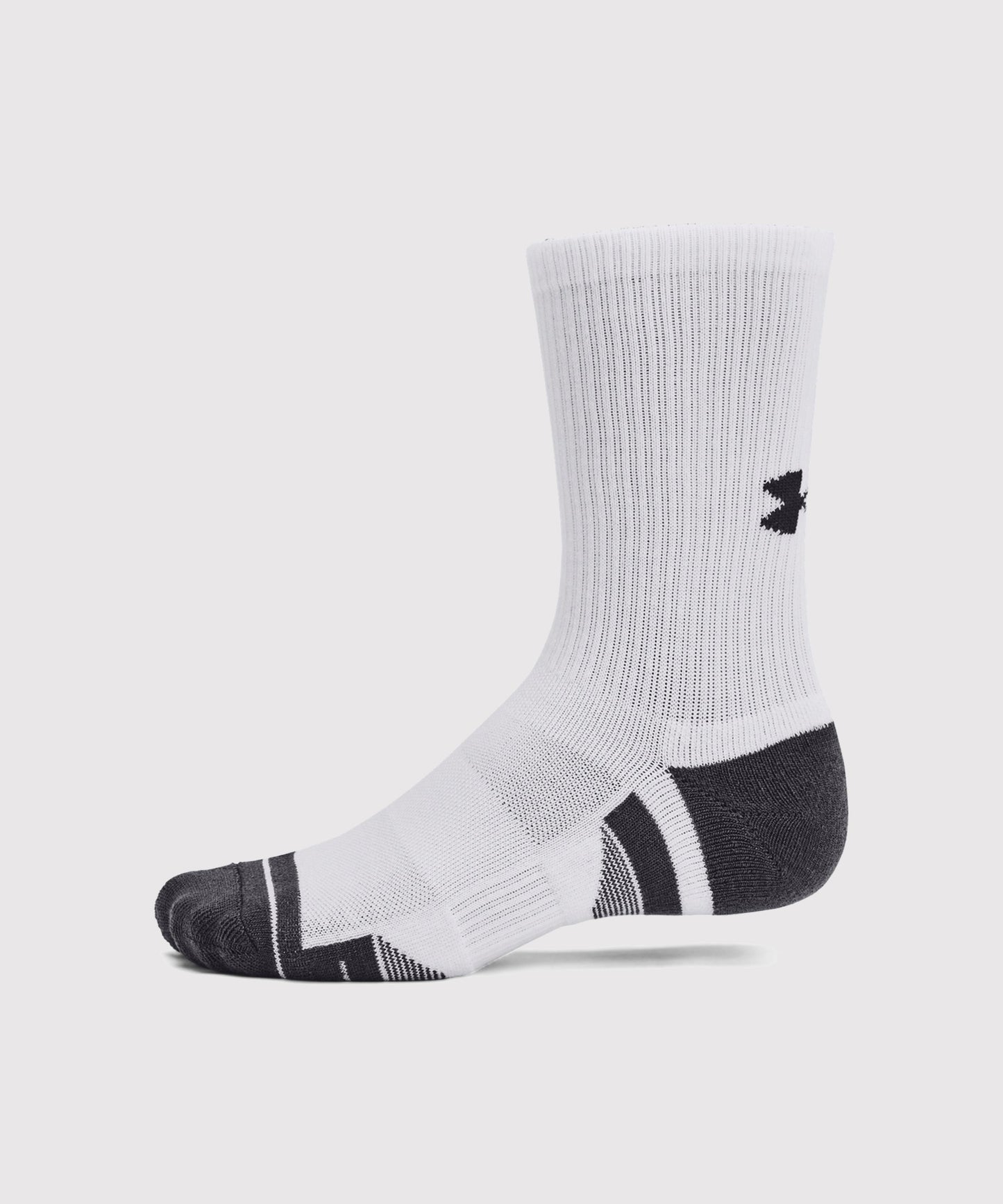 Lot De 3 Paires De Chaussettes Hautes Under Armour Ua Performance Tech - Blanc