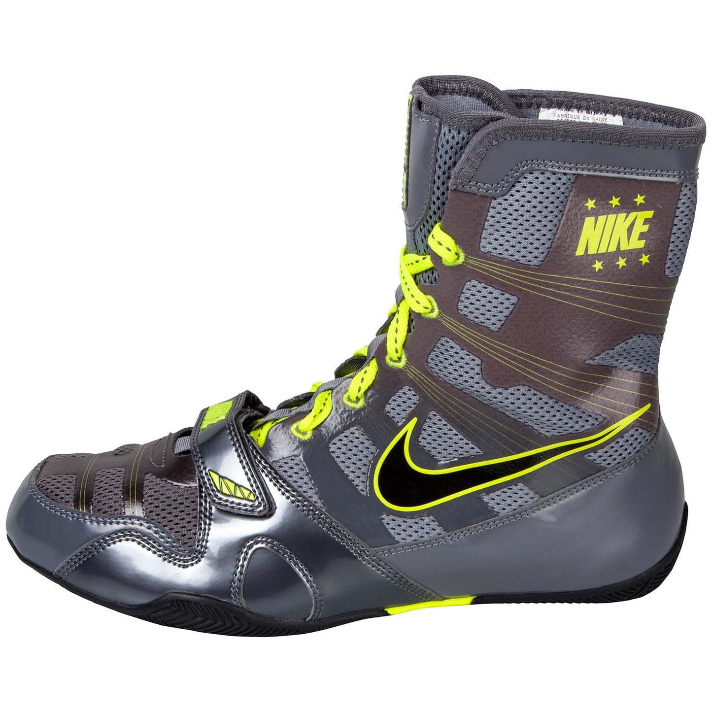 Nike HyperKO semi-mounted boxing shoes - Grey/Yellow