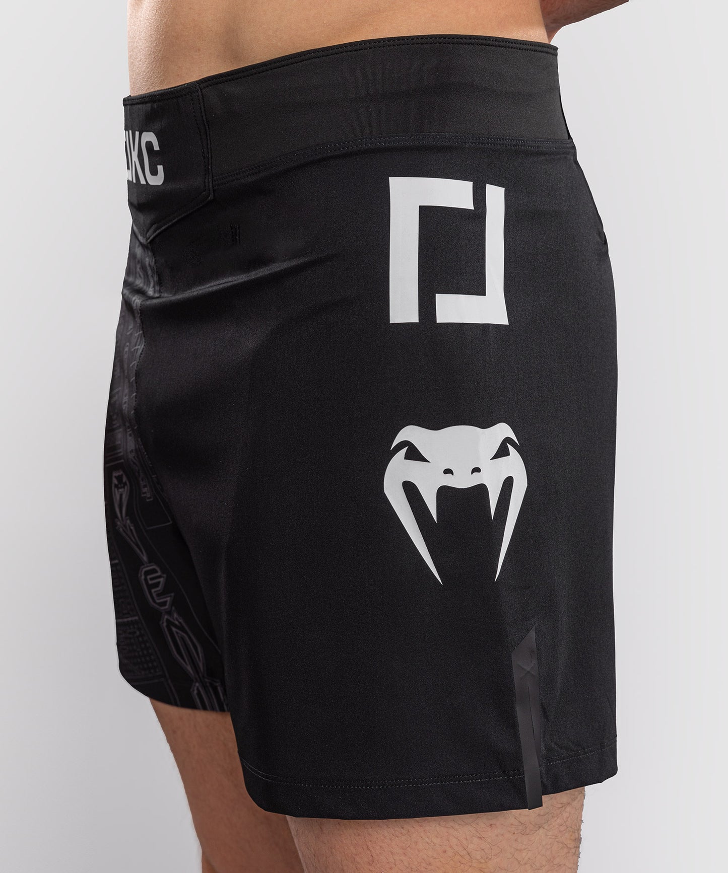 Karate Combat by Venum Fight Shorts - Black/Grey
