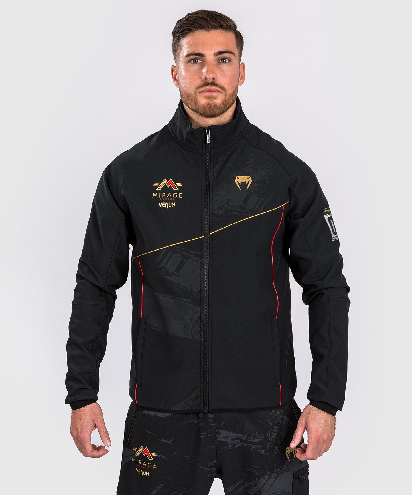 Venum x Mirage Chaqueta Softshell Negro/Oro – Dragon Bleu
