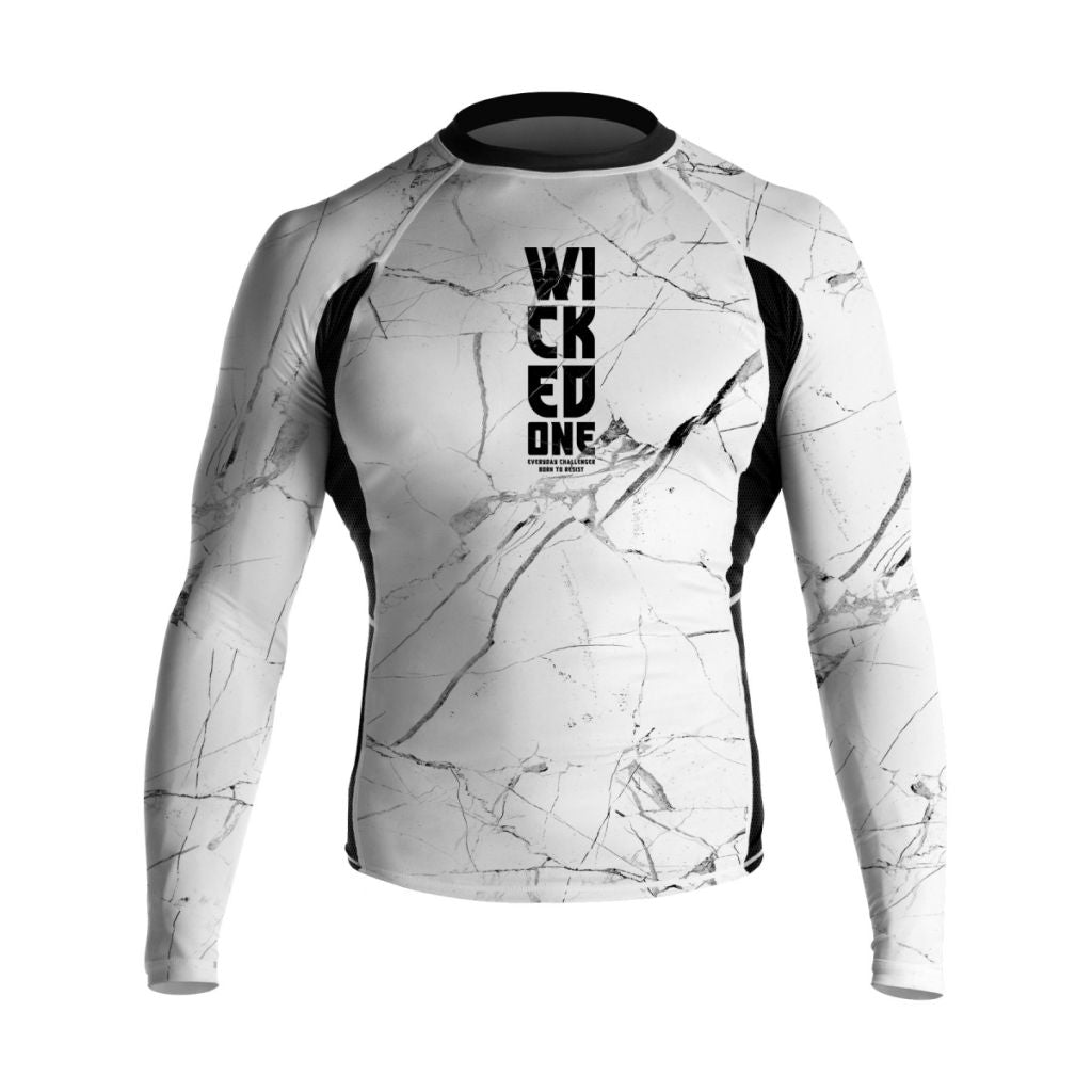 RASHGUARD WICKED ONE BROKEN - Blanc