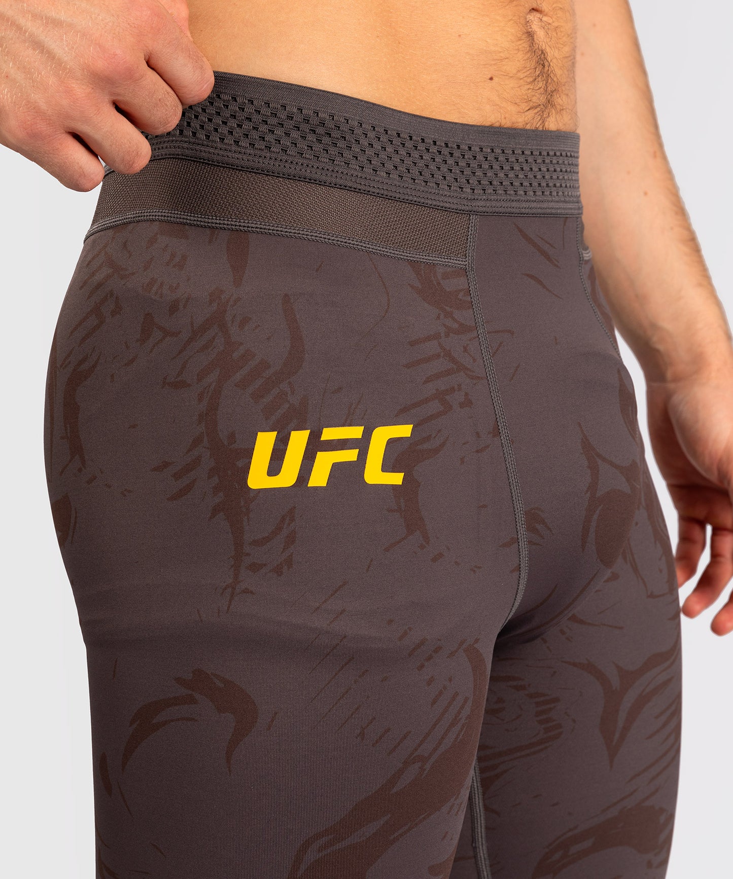 Leggings Performance pour Hommes UFC Fusion by Venum Fight Week - Marron Terrestre