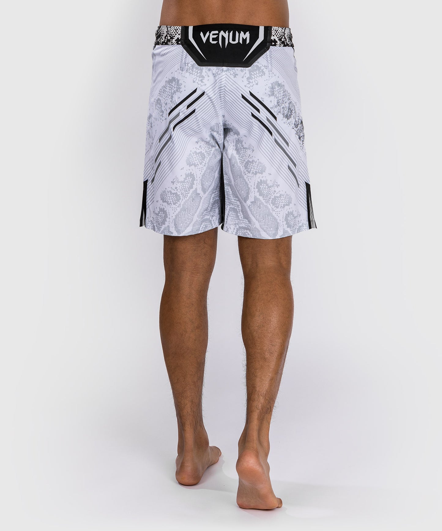Shorts de combat Coupe longue pour Hommes UFC Adrenaline by Venum Authentic Fight Night - Blanc