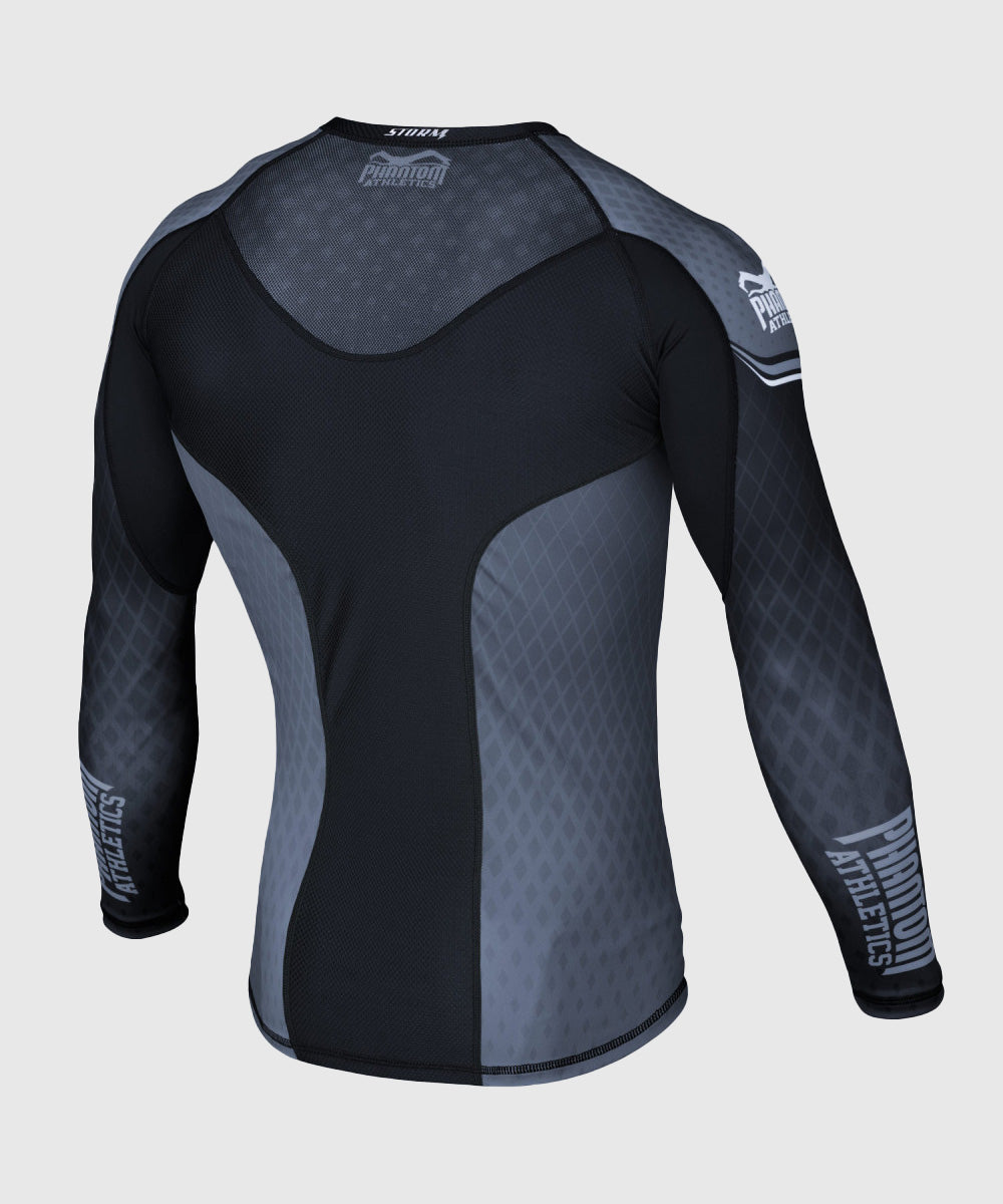 Rashguard Manches longues Phantom Athletics Storm Nitro - Noir