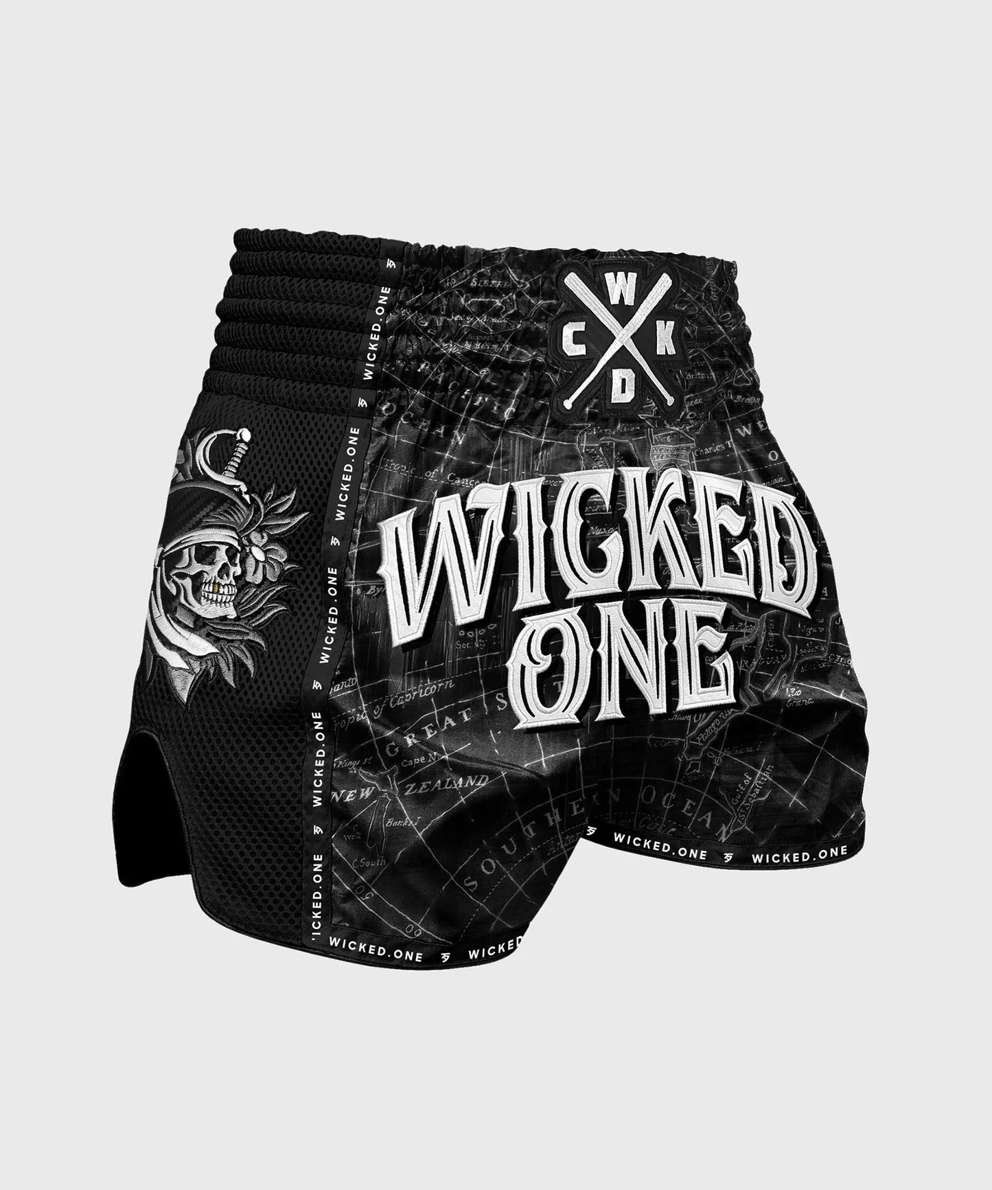 Wicked One Hacker Muay Thai Shorts - Black