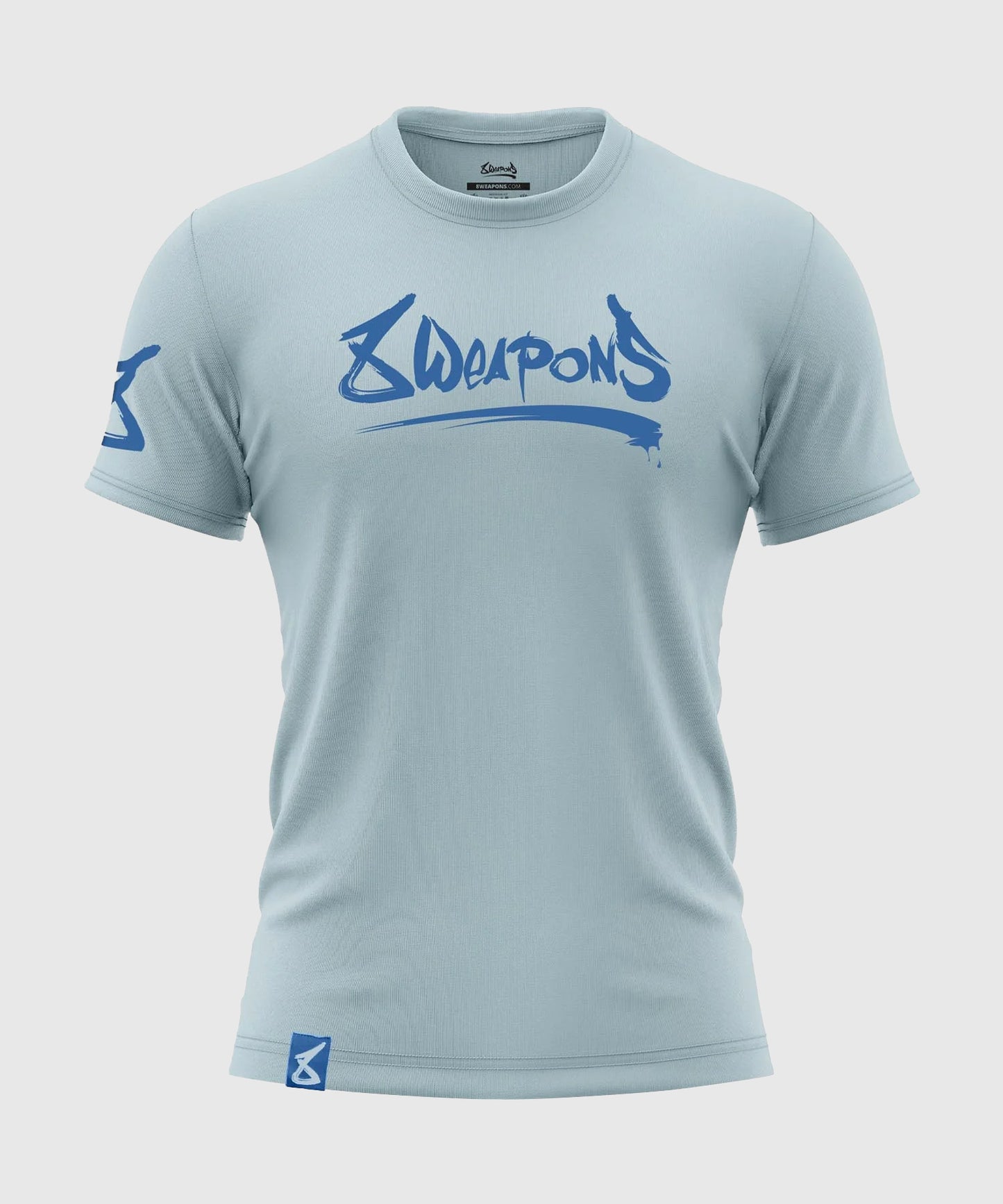 8 Weapons Unlimited T-Shirt - Light Blue