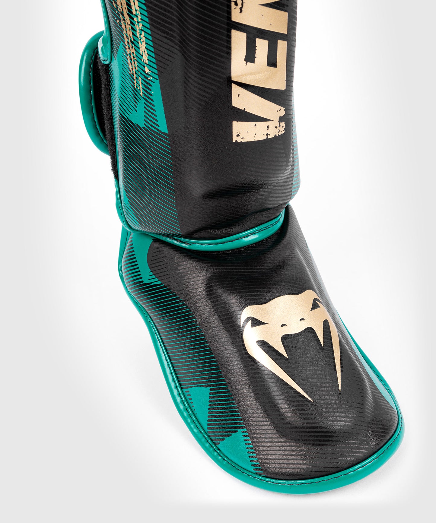 Venum WBC Muay Thai Shin Guards - Black/Green