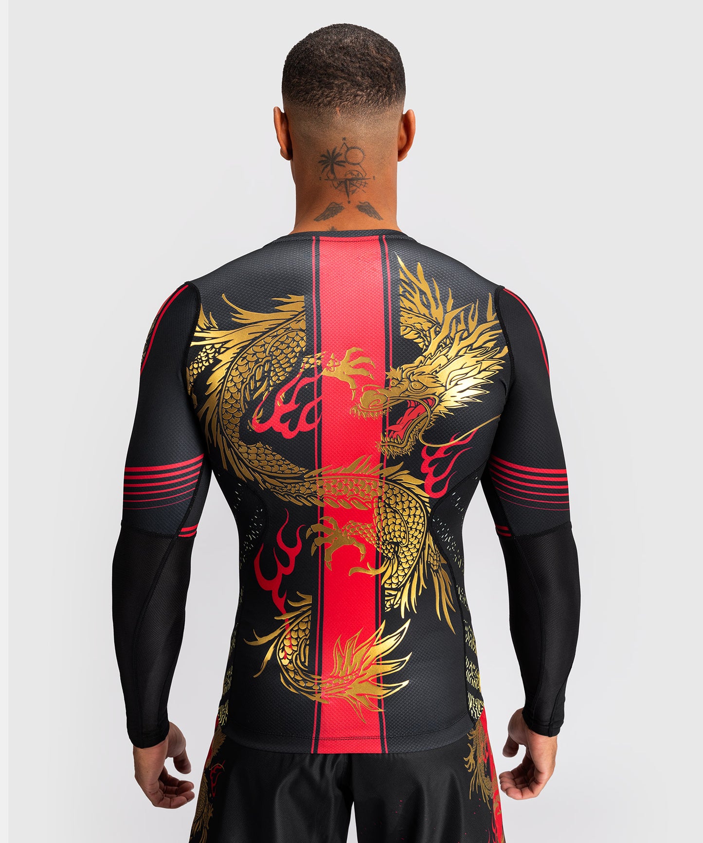 Rashguard Venum x Tekken 8 - Marshall Law - Black/Red/Gold