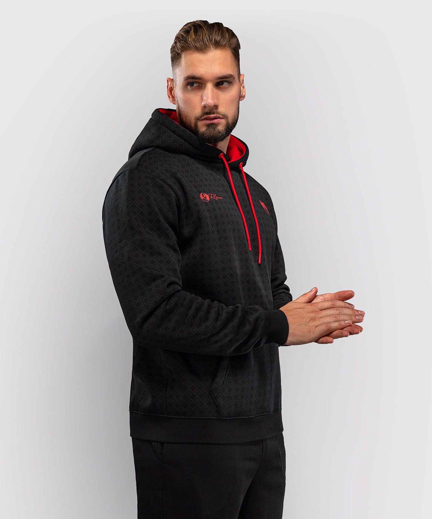 Venum x Roger Gracie Signature Hoodie - Black/Red