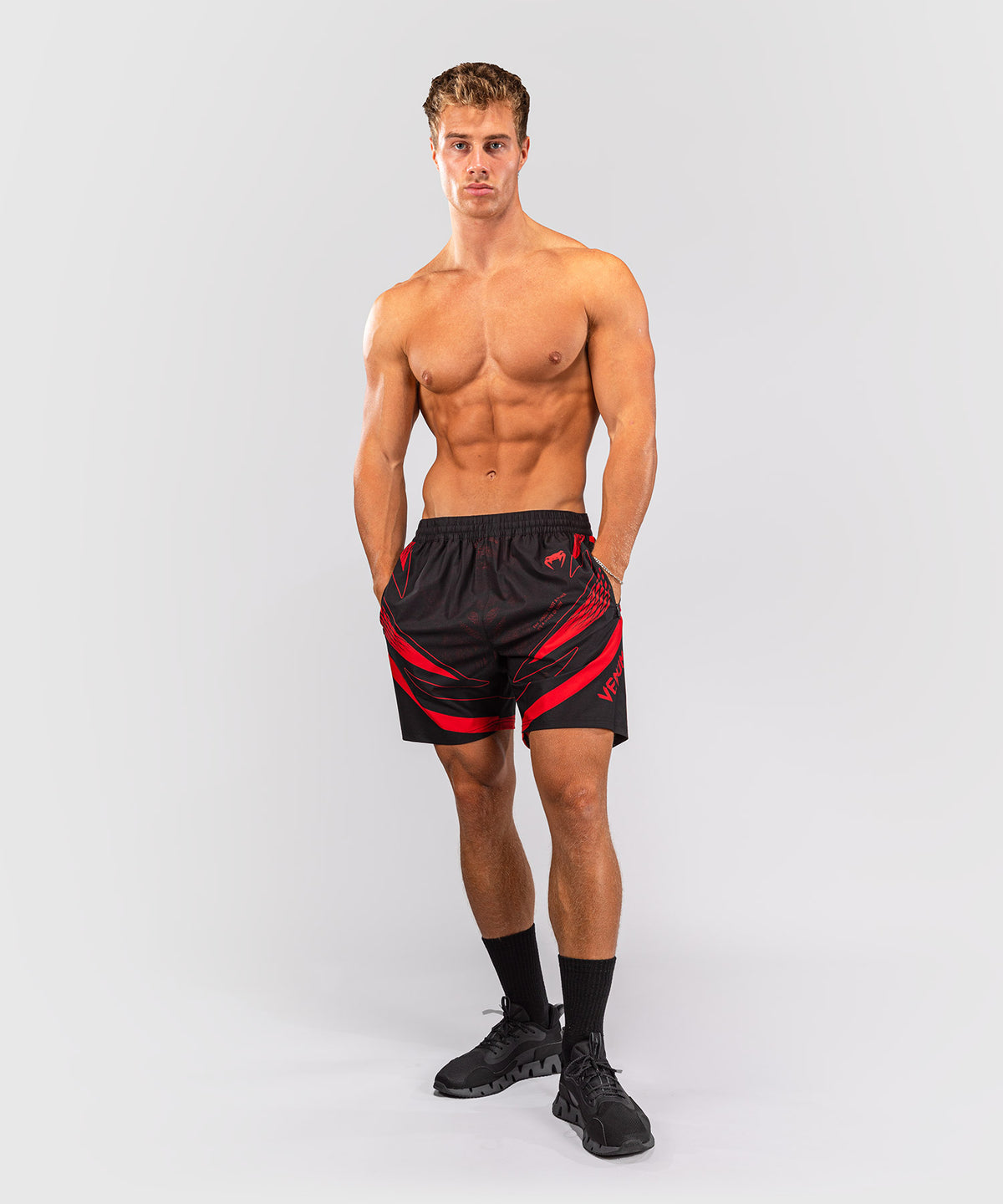 Venum Amazonia Reborn Pantaloncini da allenamento - Nero/Rosso