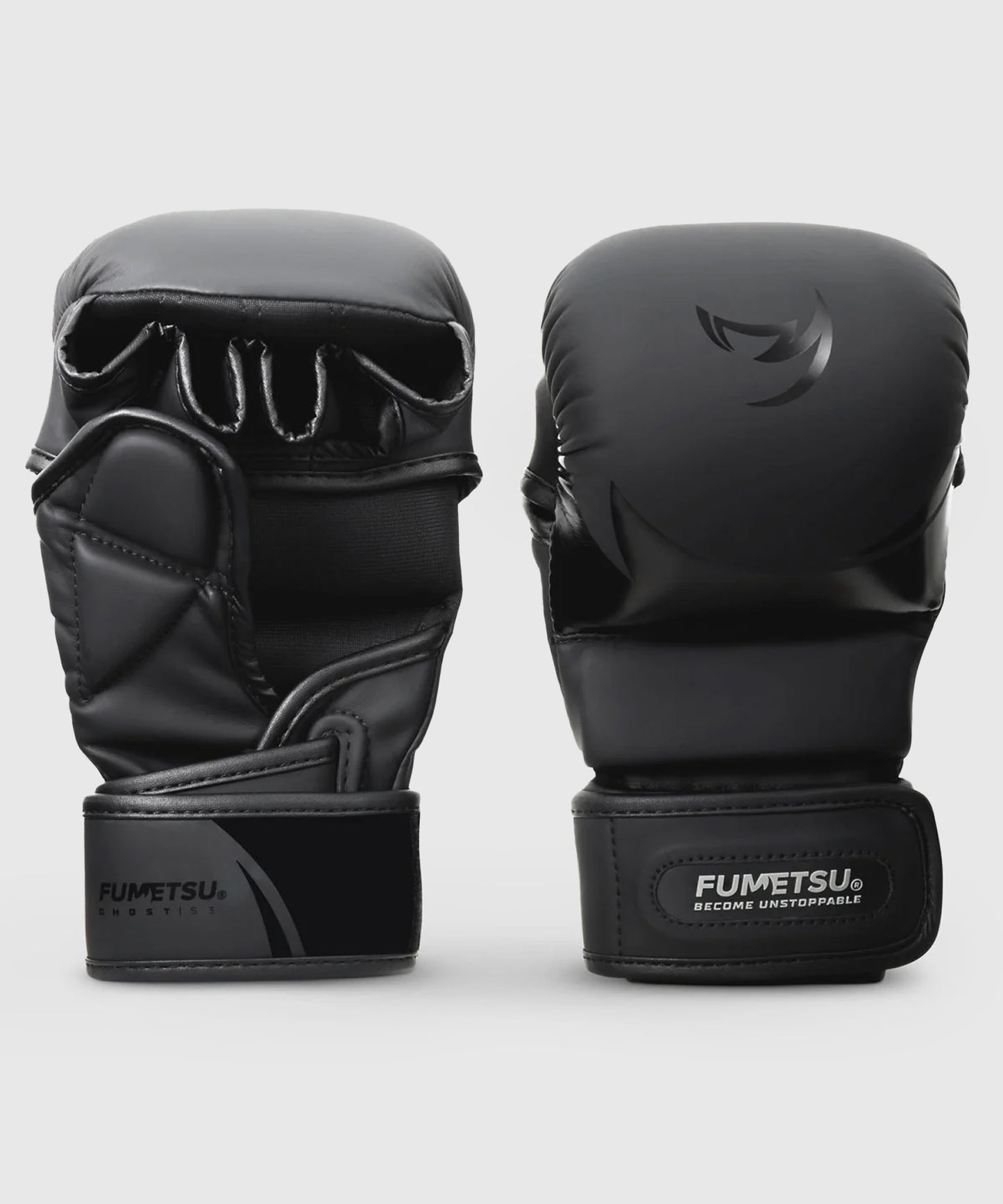 Fumetsu Ghost S3 MMA-Sparring-Handschuhe - Schwarz/Schwarz