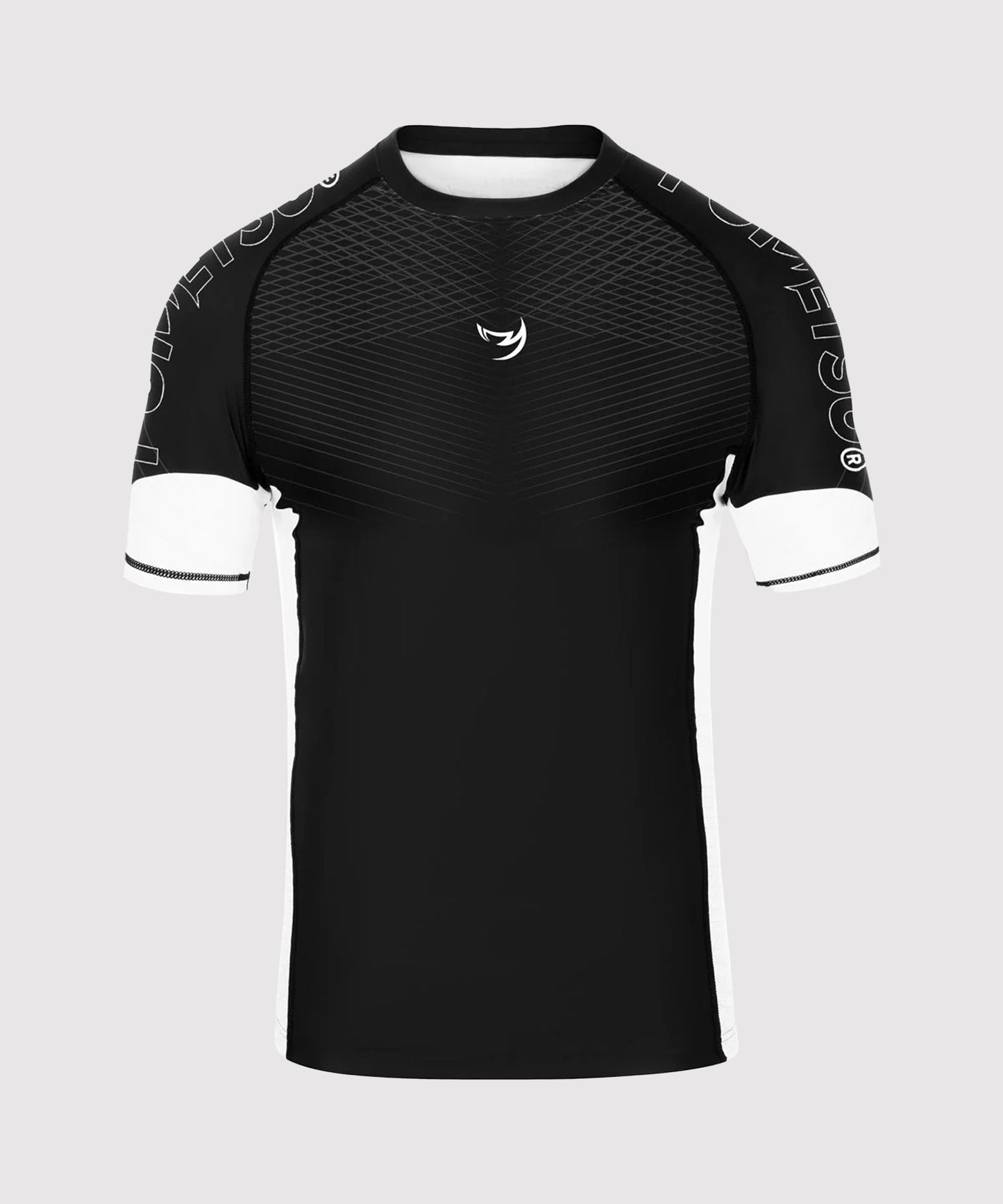 Rashguard À Manches Courtes Fumetsu Competitor Mk2 - Noir/Blanc