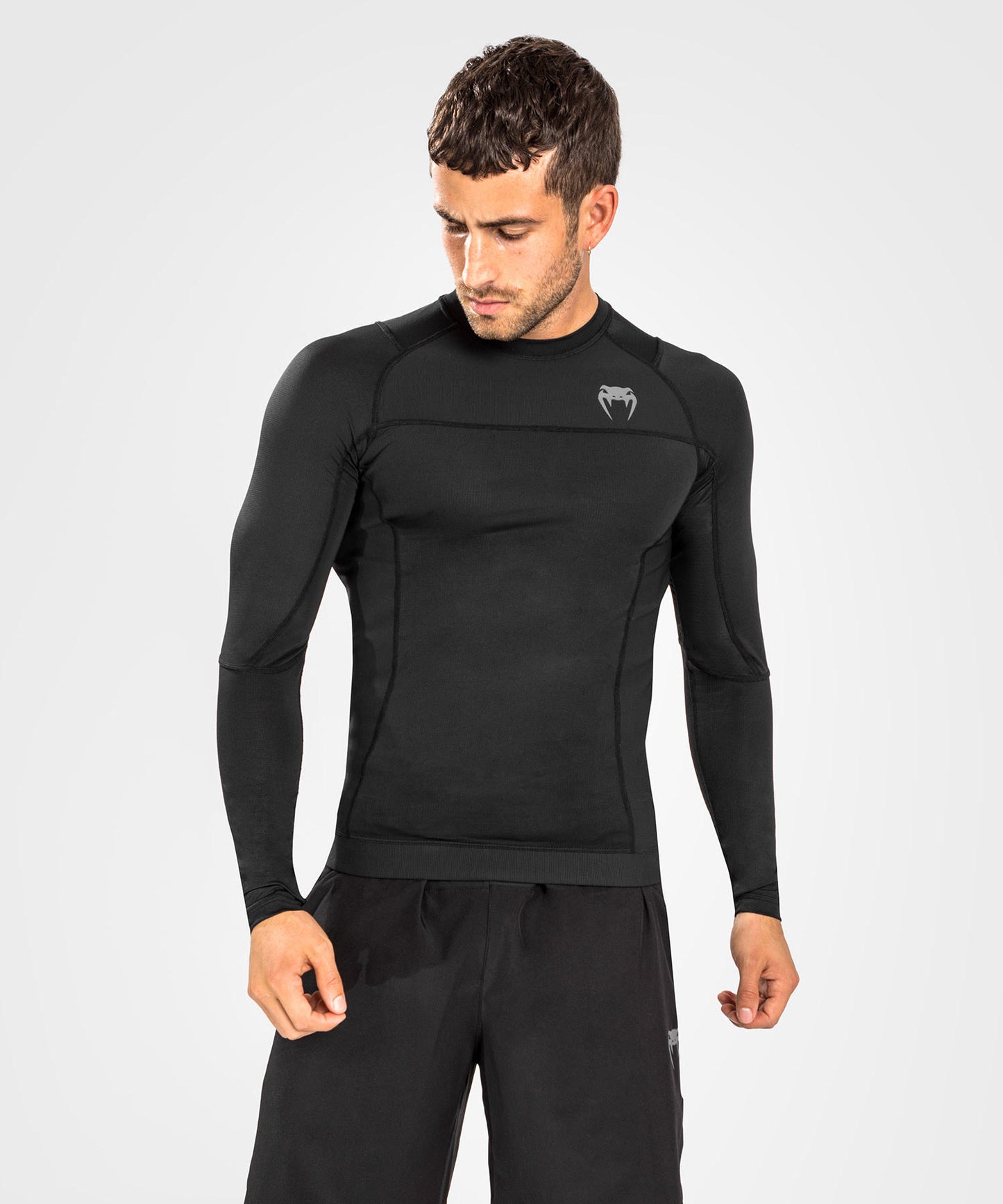 Rashguards Venum G-Fit Air à manches longues - Noir