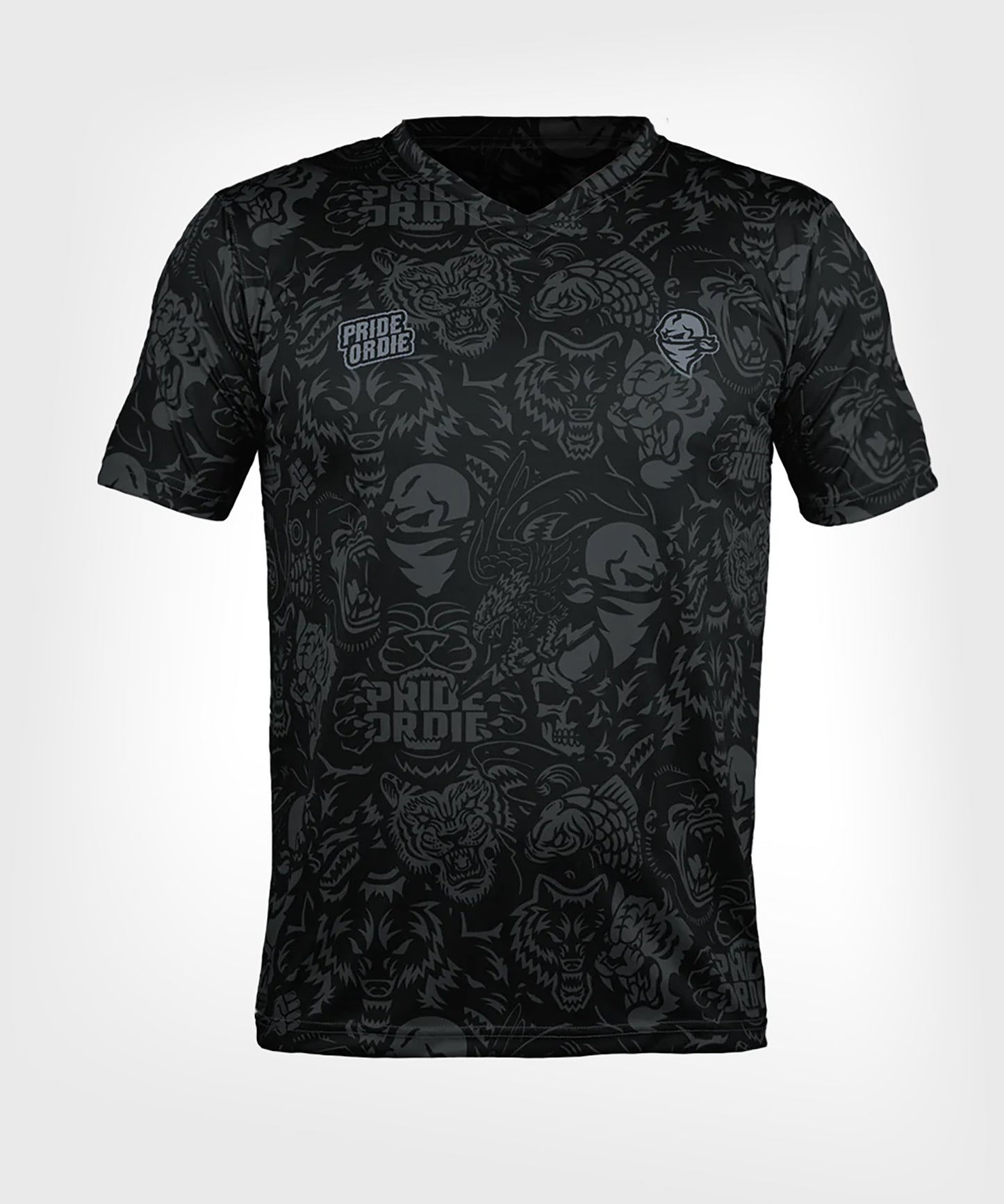 Trainings-T-Shirt Pride Or Die Ferocity - Schwarz