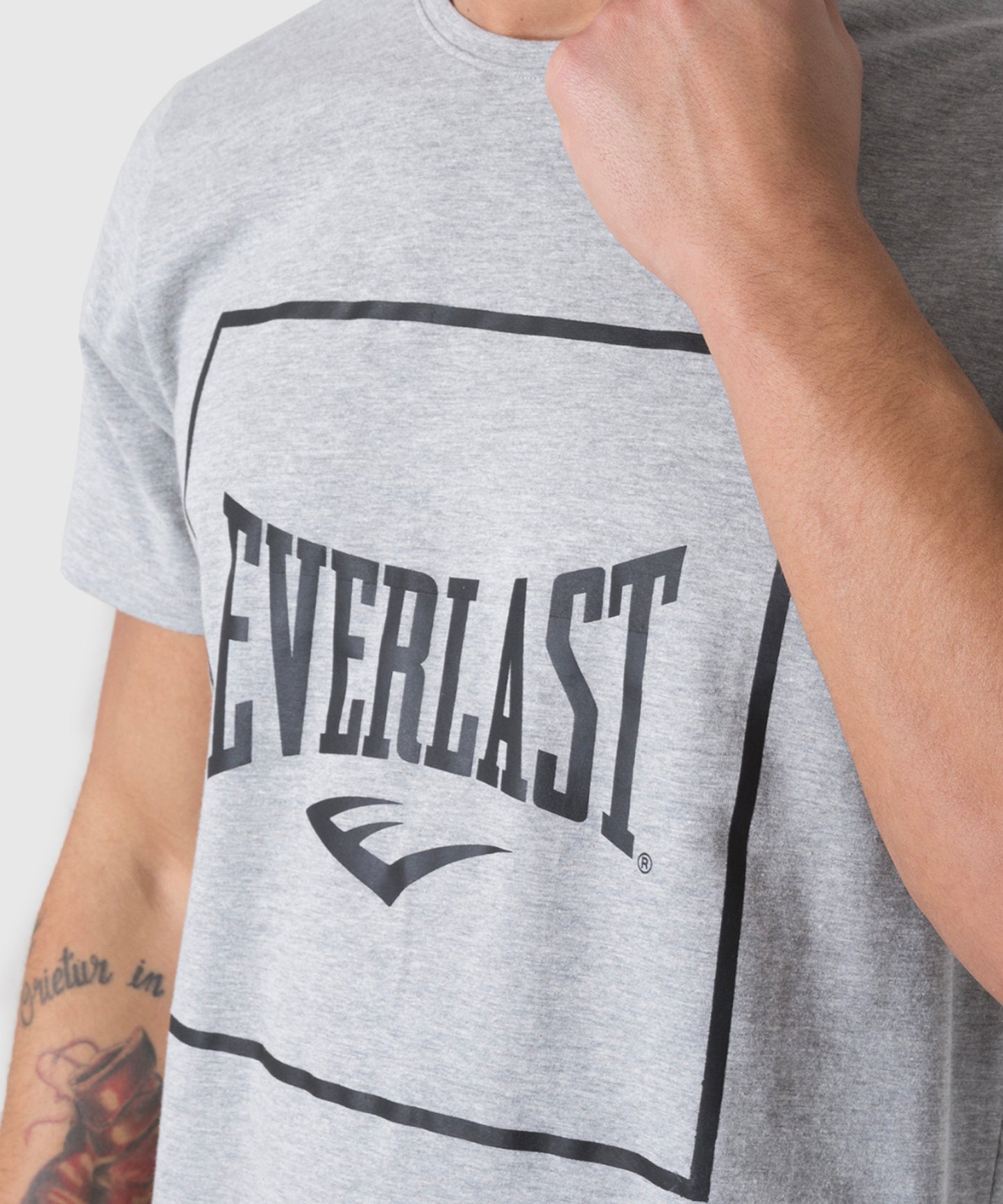 T-shirt Everlast Regular Square - Gris Chiné
