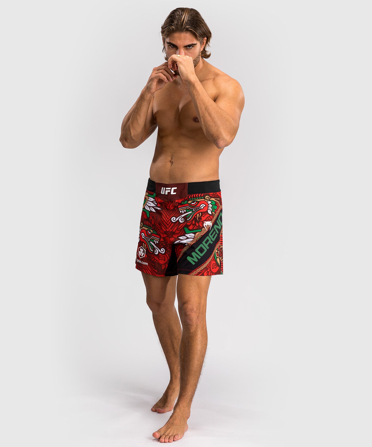 UFC Unrivaled by Venum Brandon Moreno Pantaloni da Combattimento Uomini - Rosso