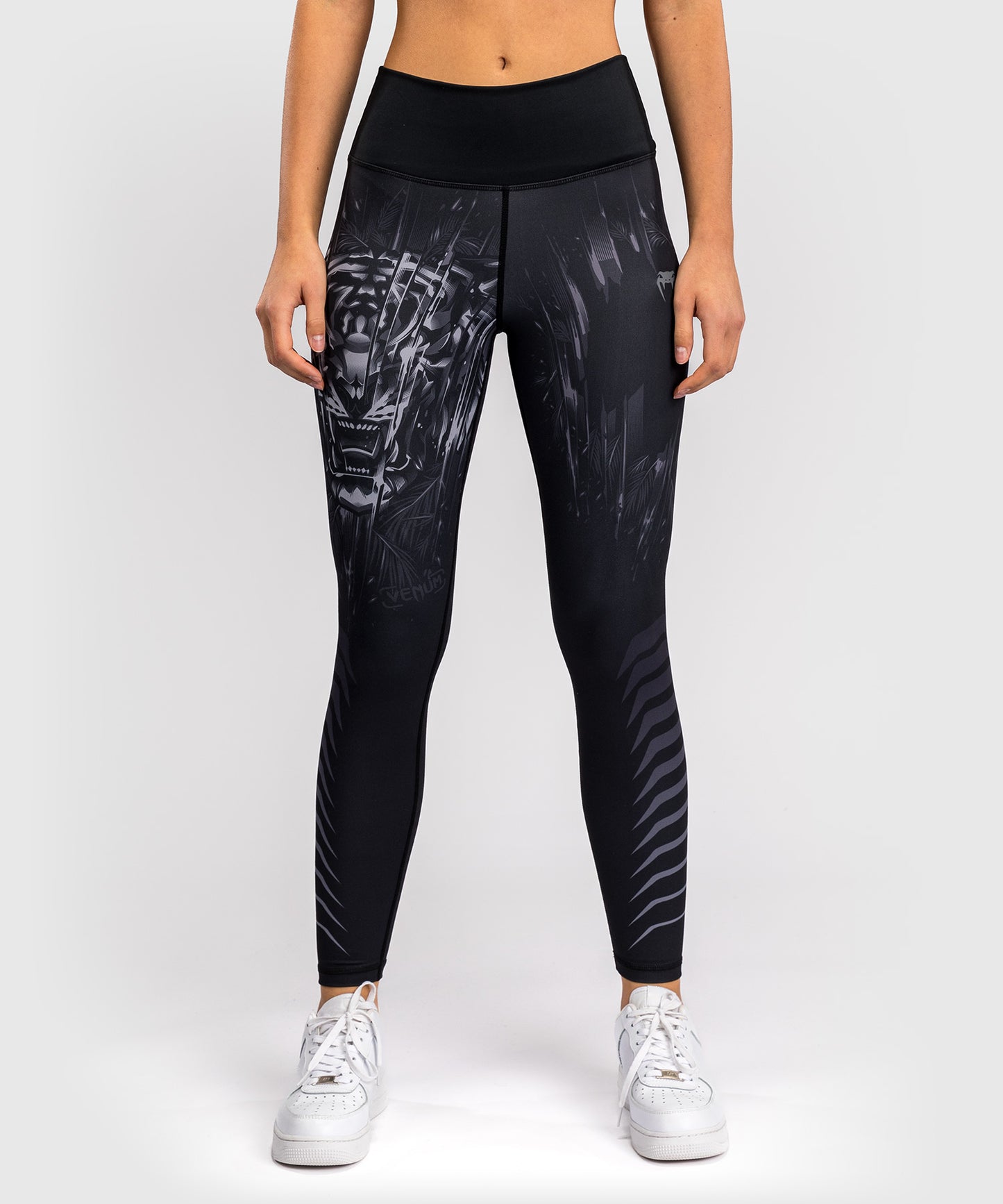 Venum Tiger Women's Leggings - Black/Silver