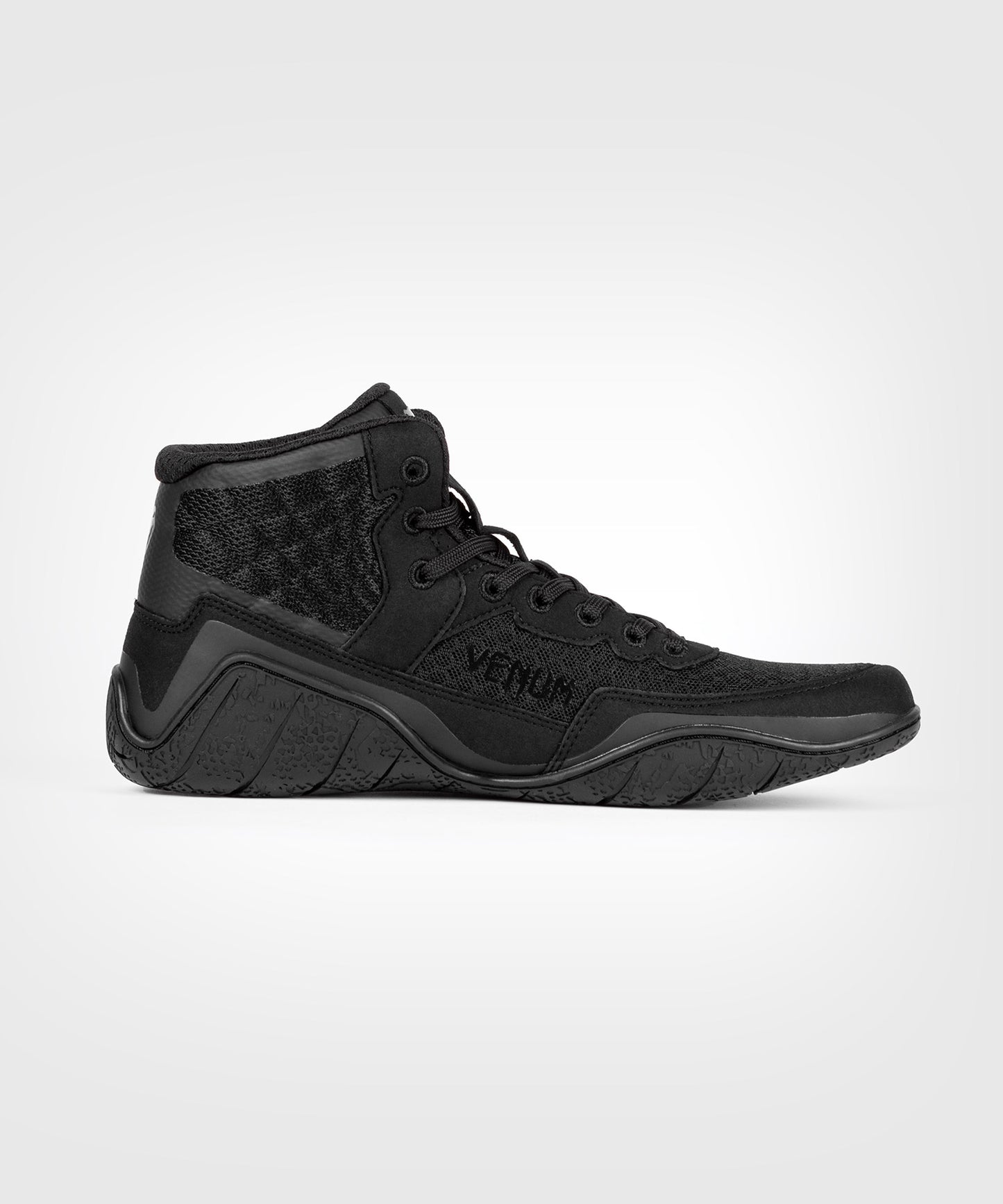 Venum Elite Wrestlingschuhe - Schwarz/Schwarz