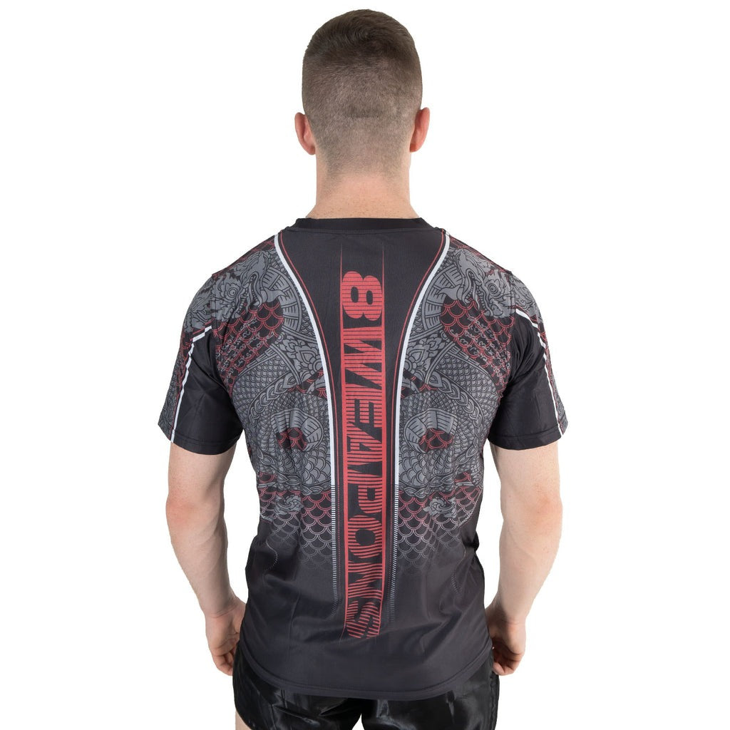 T-Shirt 8 Weapons Functional Naga Yant - Noir/Rouge