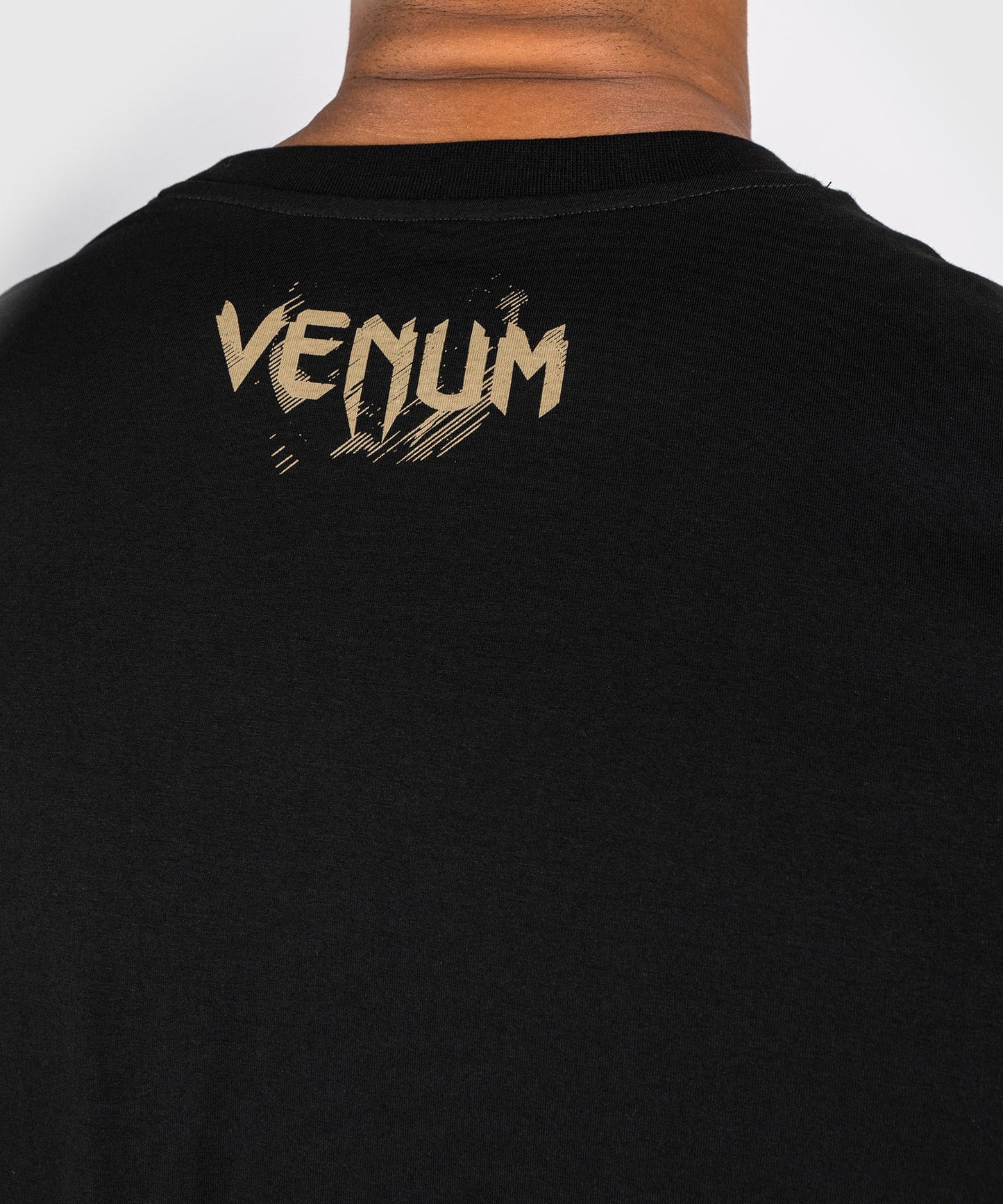 Santa Muerte Dark Side Venum T-shirt - Black/Brown