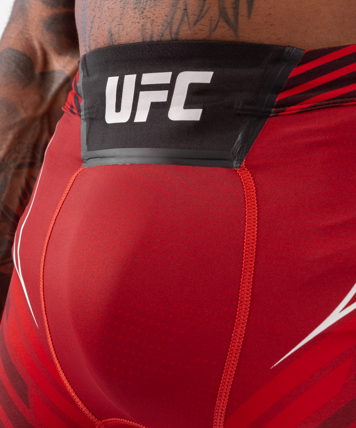 Short de compression pour Hommes UFC Venum Authentic Fight Night - Coupe Longue - Rouge