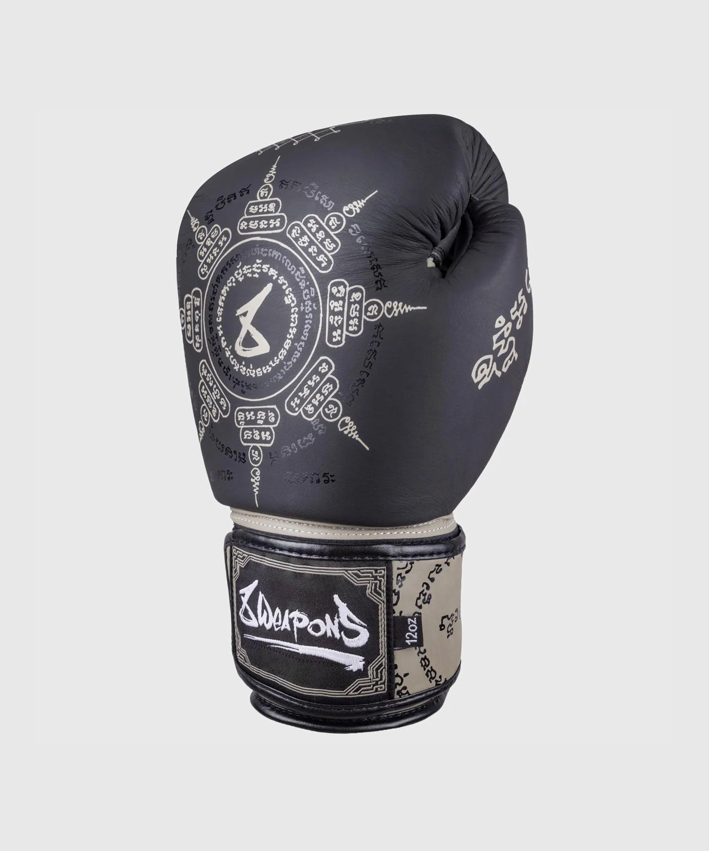 8 Weapons 8 Ways Yant Boxhandschuhe - Schwarz/Sand