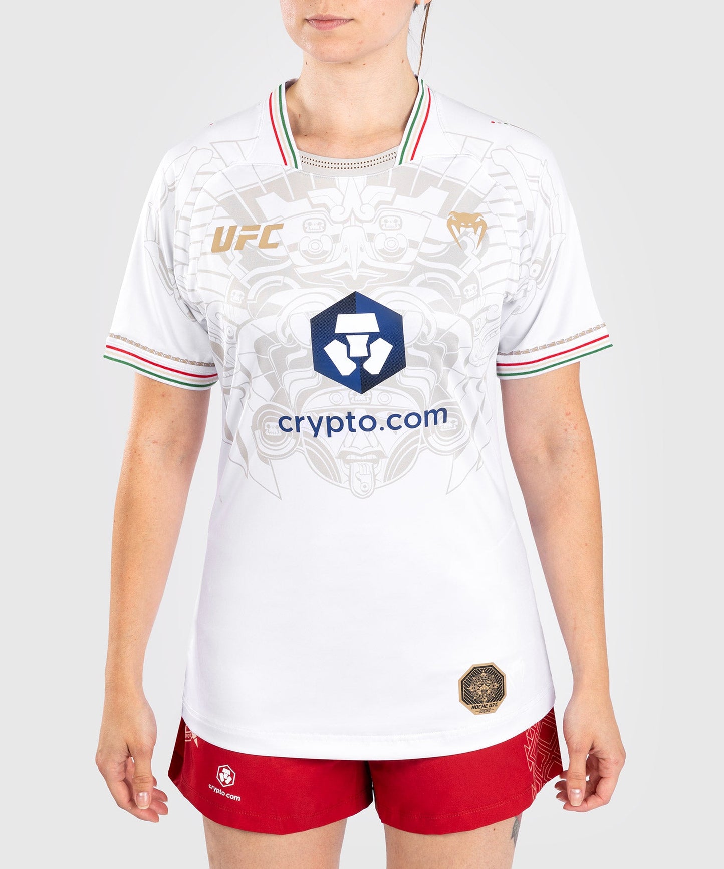 Noche UFC by Venum Authentic Fight Night Women's Dry Tech T-shirt - White
