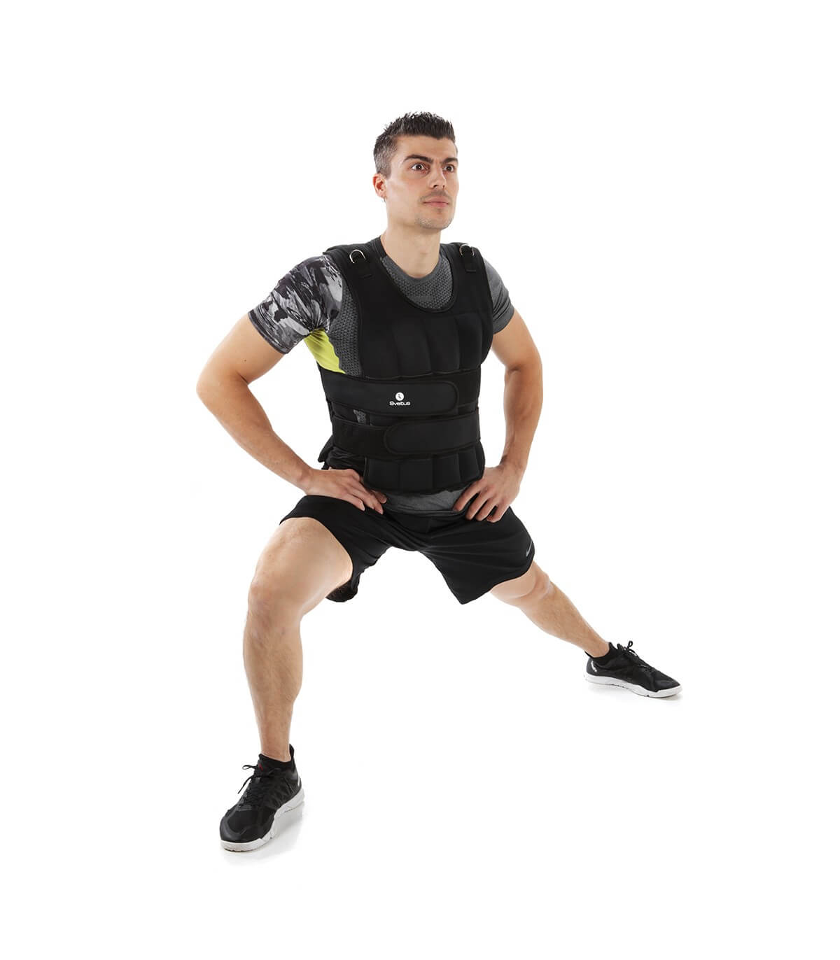 Gilet lesté Sveltus - 10 kg - Noir