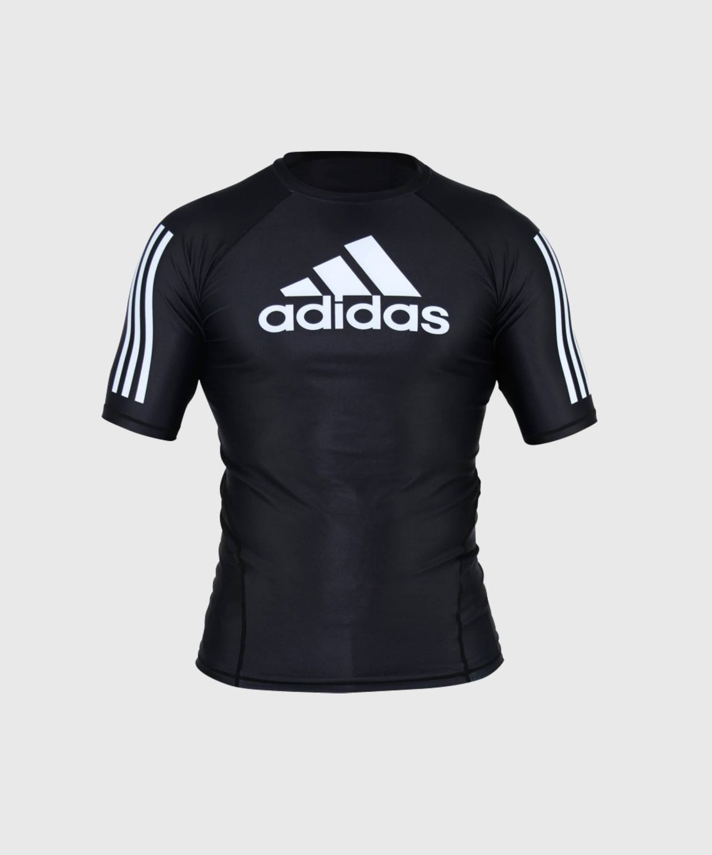 Adidas Rashguard de Manga Corta - Negro