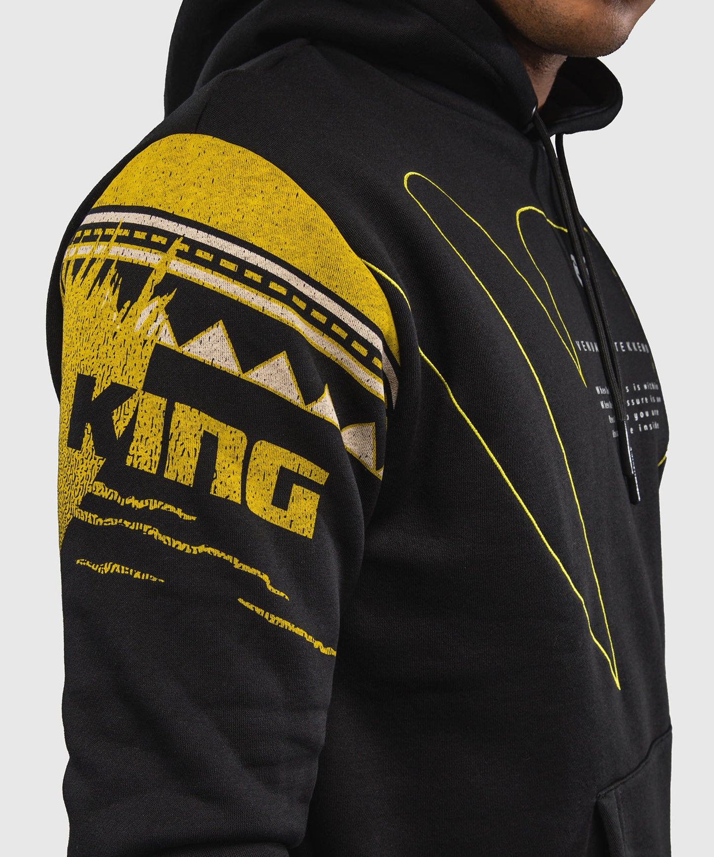 Venum x TEKKEN 8 Pullover Hoodie - King - Black/Yellow