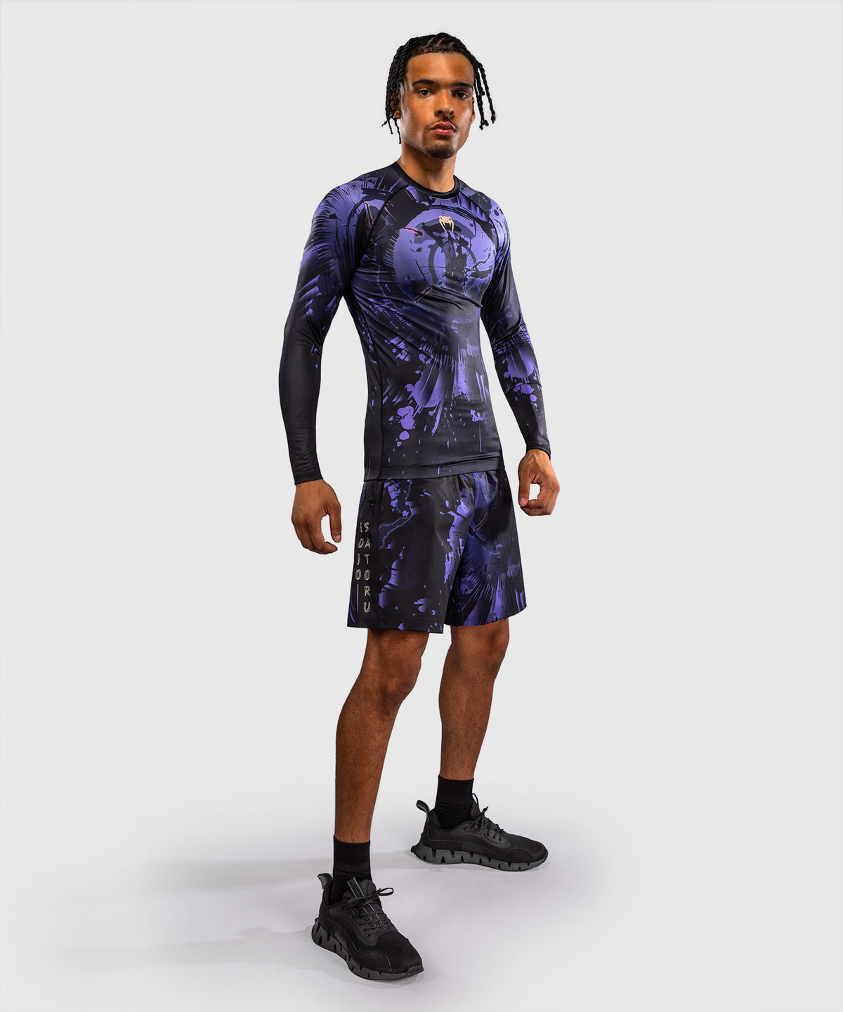 Rashguard à Manches Longues Gojo Jujutsu Kaisen x Venum – Violet