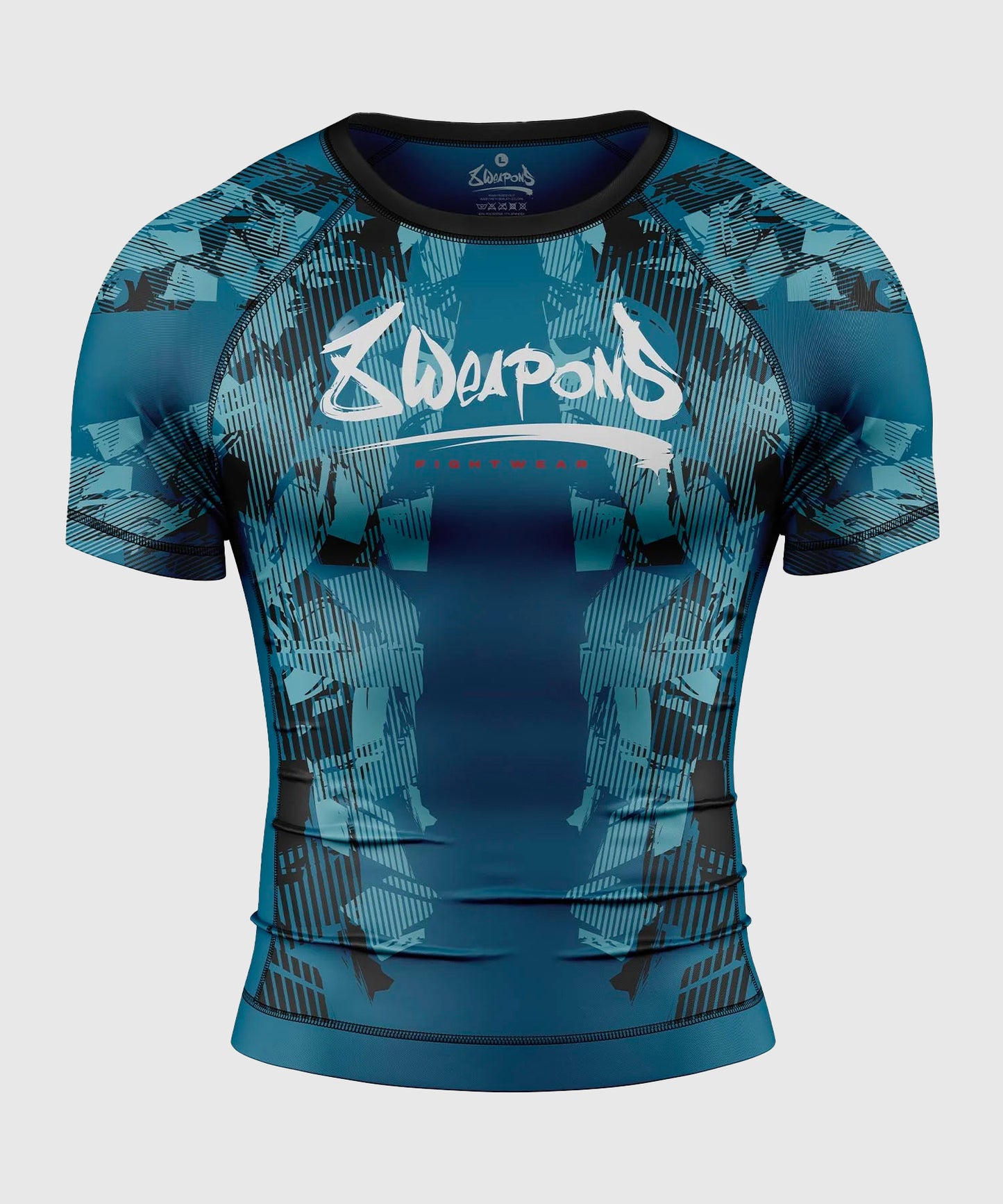 8 Weapons Hit 2.0 Rashguard – Blue