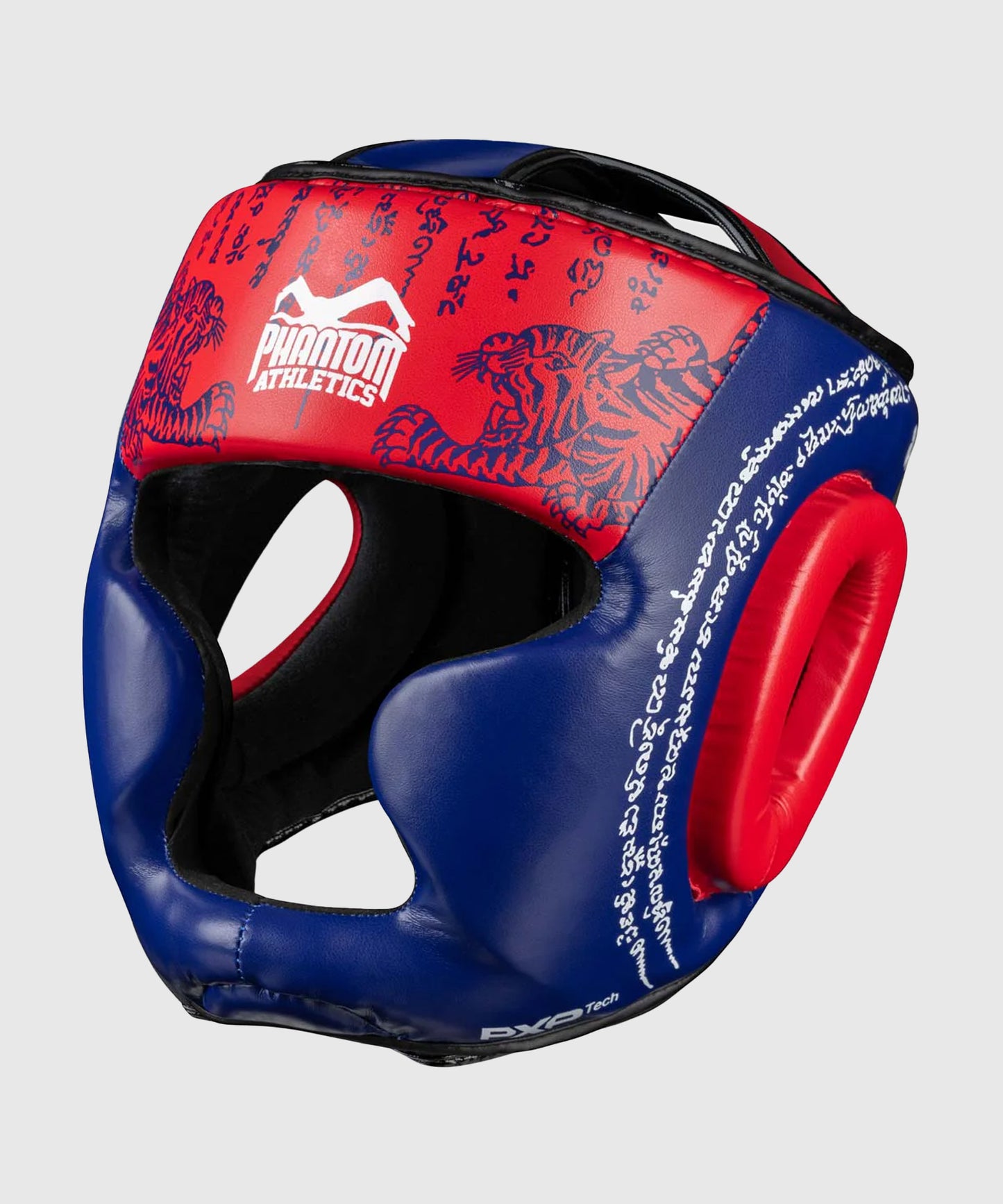 Phantom Athletics Muay Thai Boxing Helmet - Blue/Red