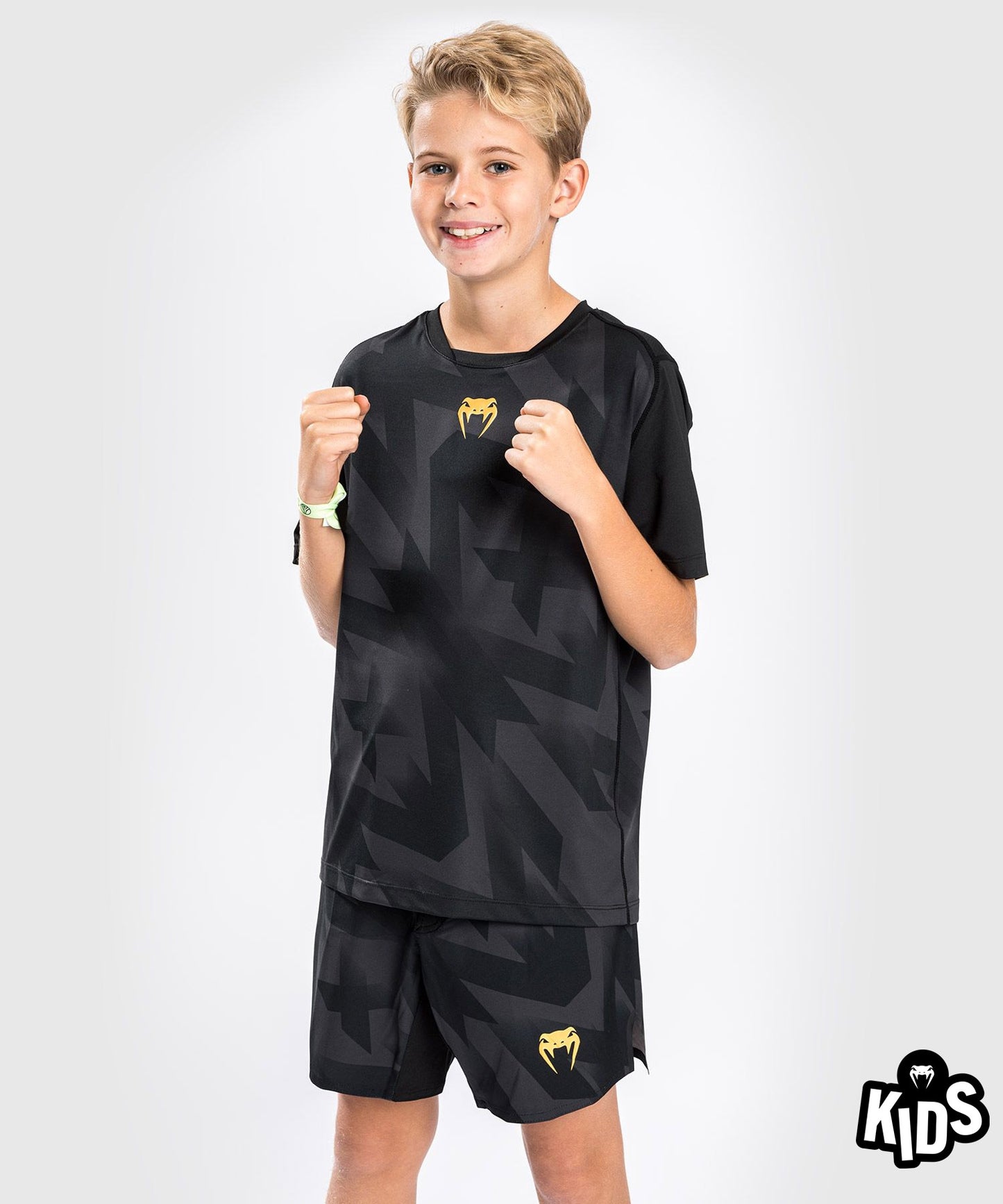 T-Shirt Dry Tech Venum Razor - Pour Enfants - Noir/Or