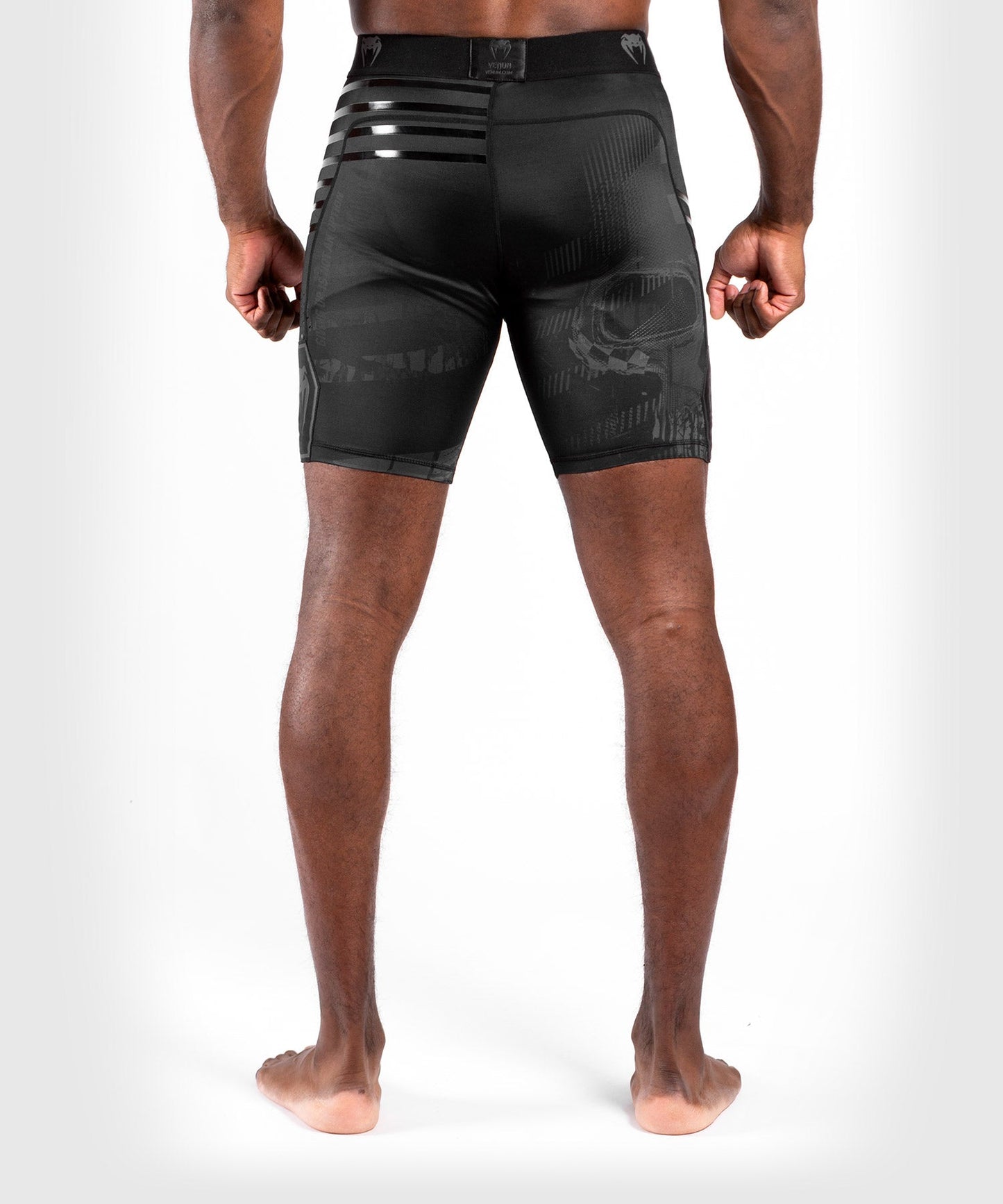 Venum Skull Compression Short - Black/Black