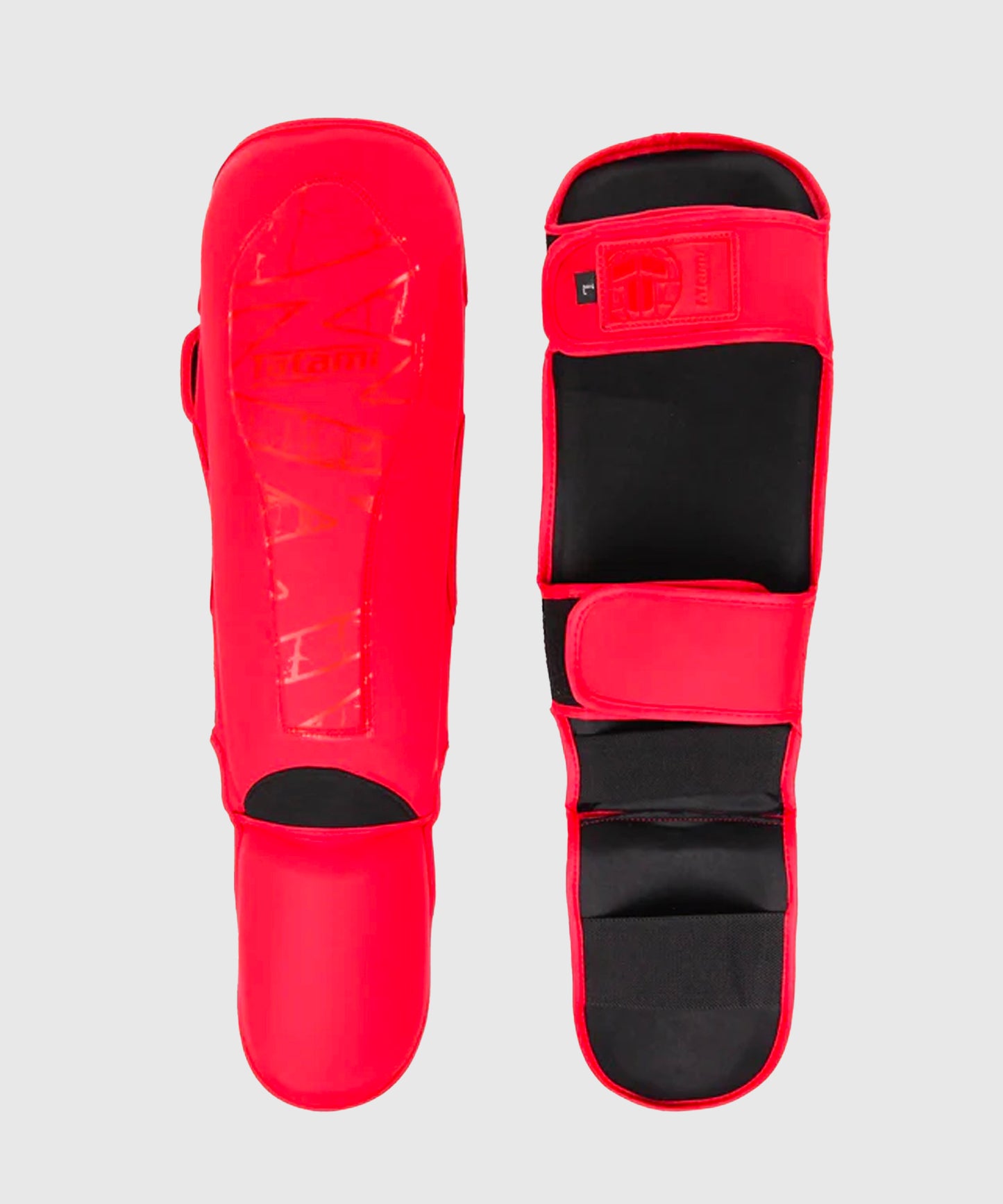 Protège-Tibiastatami Fightwear Obsidian - Rouge